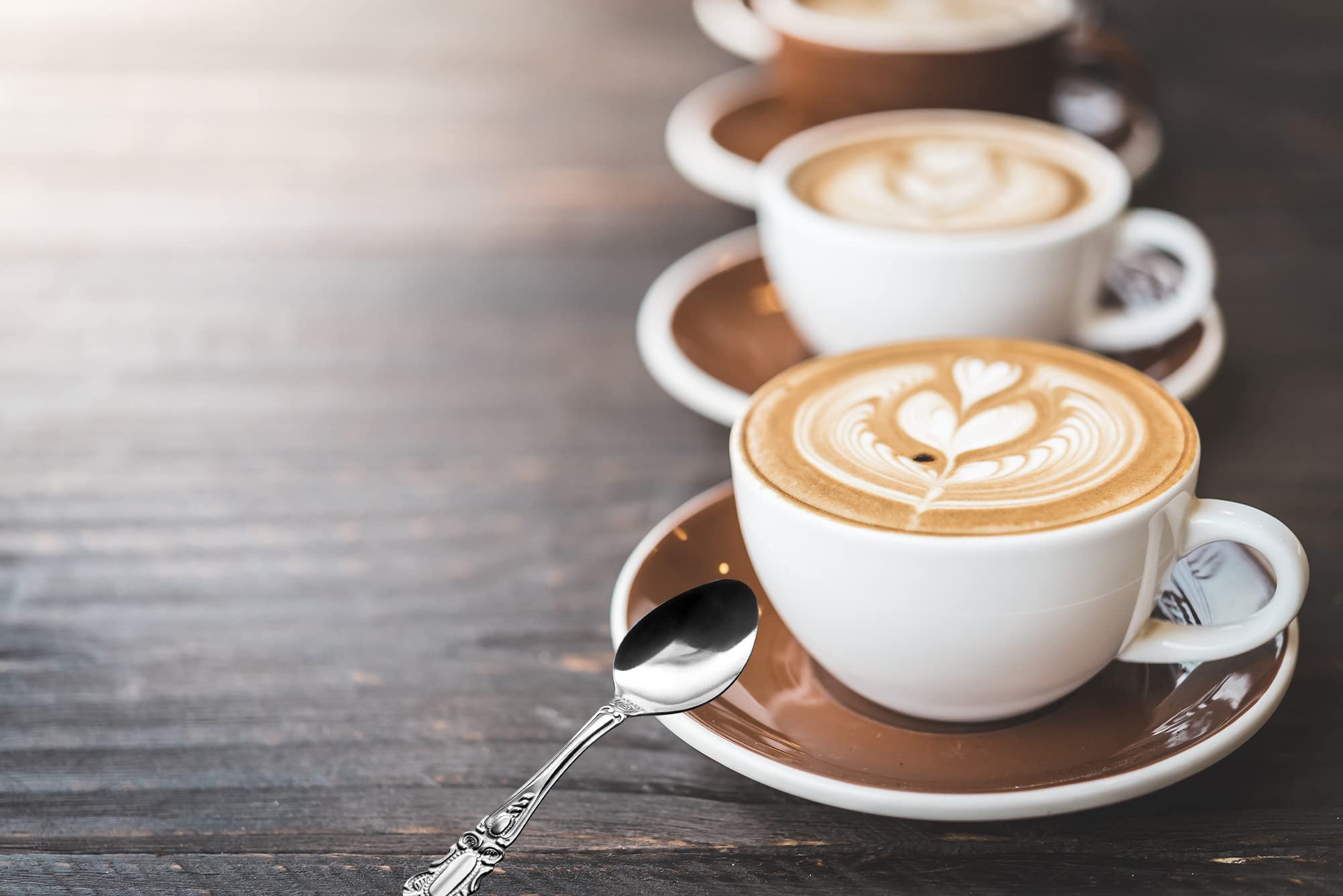 Decorrack 24 Pieces Teapoons, Food Grade Stainless Steel Teaspoons, 5.5 Inches, Flatware For Home, Restaurant, Dishwasher Safe.