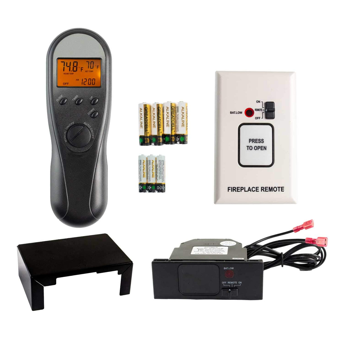 Acumen Timer/Thermostat Fireplace Remote Control (Rck-K)