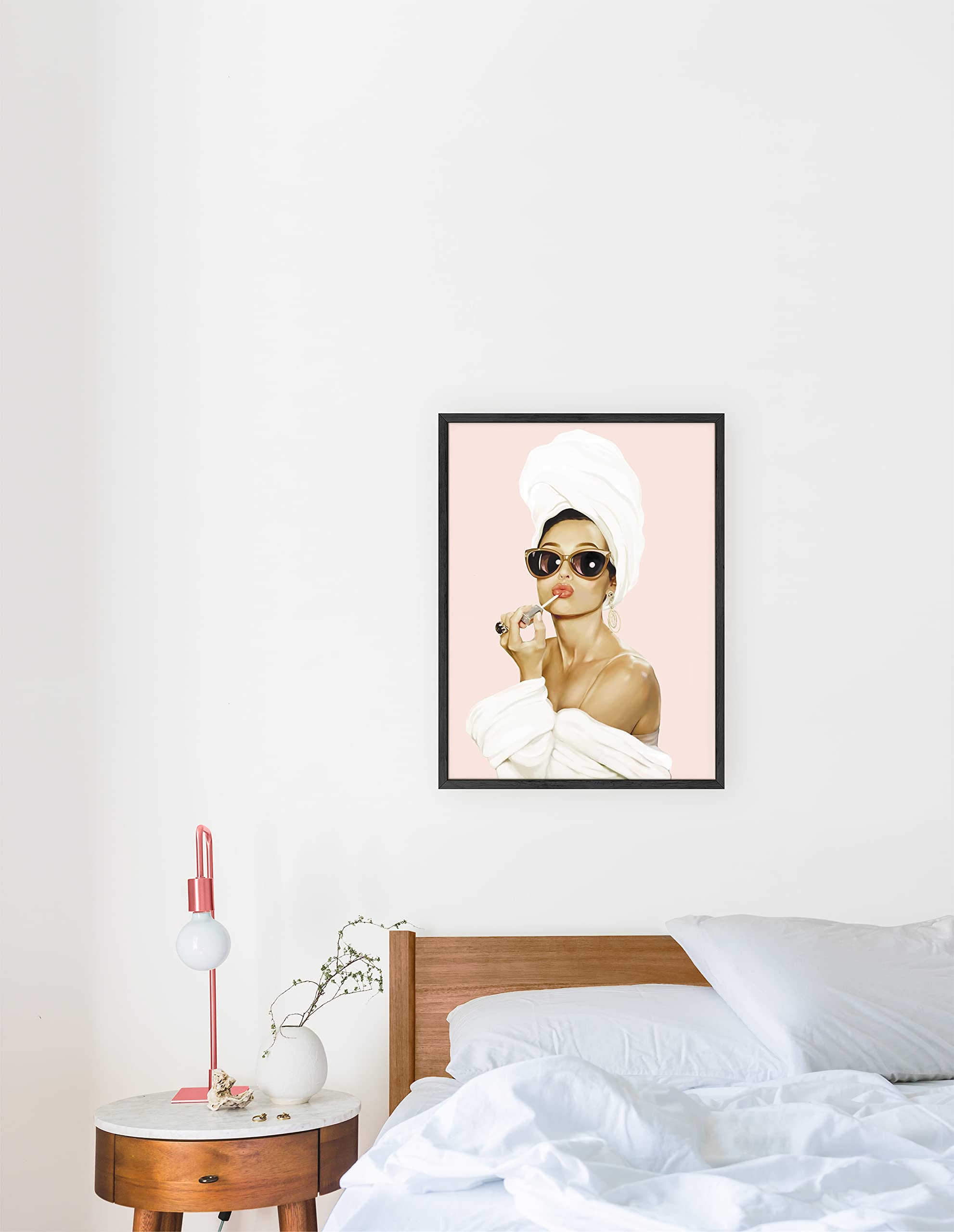 HAUS AND HUES Audrey Hepburn Wall Art Vogue Wall Decor Audrey Hepburn Poster Hollywood Wall Art Audrey Hepburn Decor  Vogue Prints  Fashion Wall Decor  Vintage Vogue Posters (12'' x 16'' UNFRAMED)