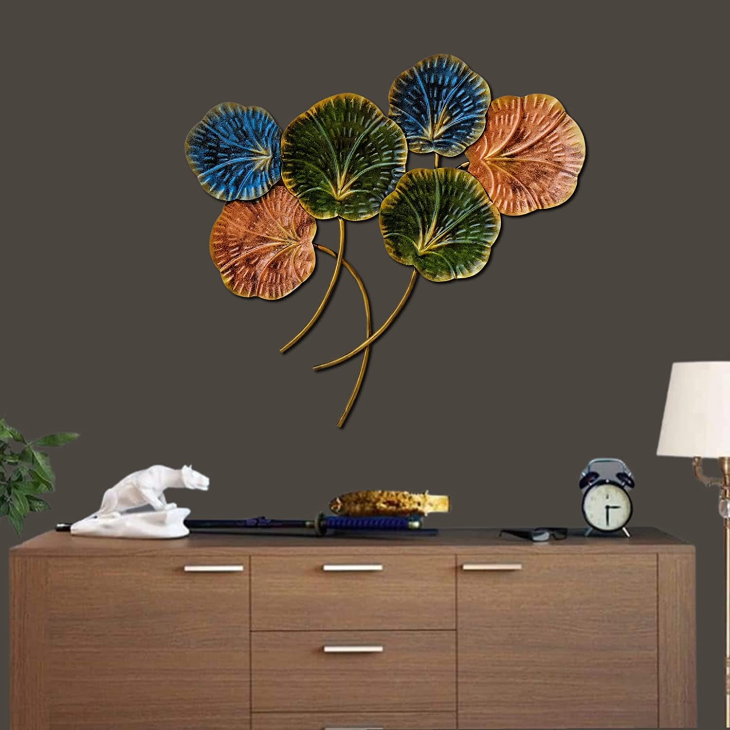 Ahn Vintage Multicolour Iron Harsh 3D Wall Art Decorative Hanging & Sculpture Home Living Room Decor