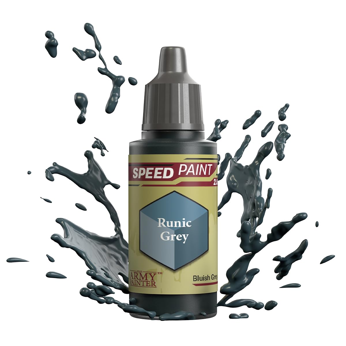 The Army Painter Runic Grey Speedpaint - Acrylic Non-Toxic Heavily Pigmented Water Based Paint For Tabletop Roleplaying, Boardga