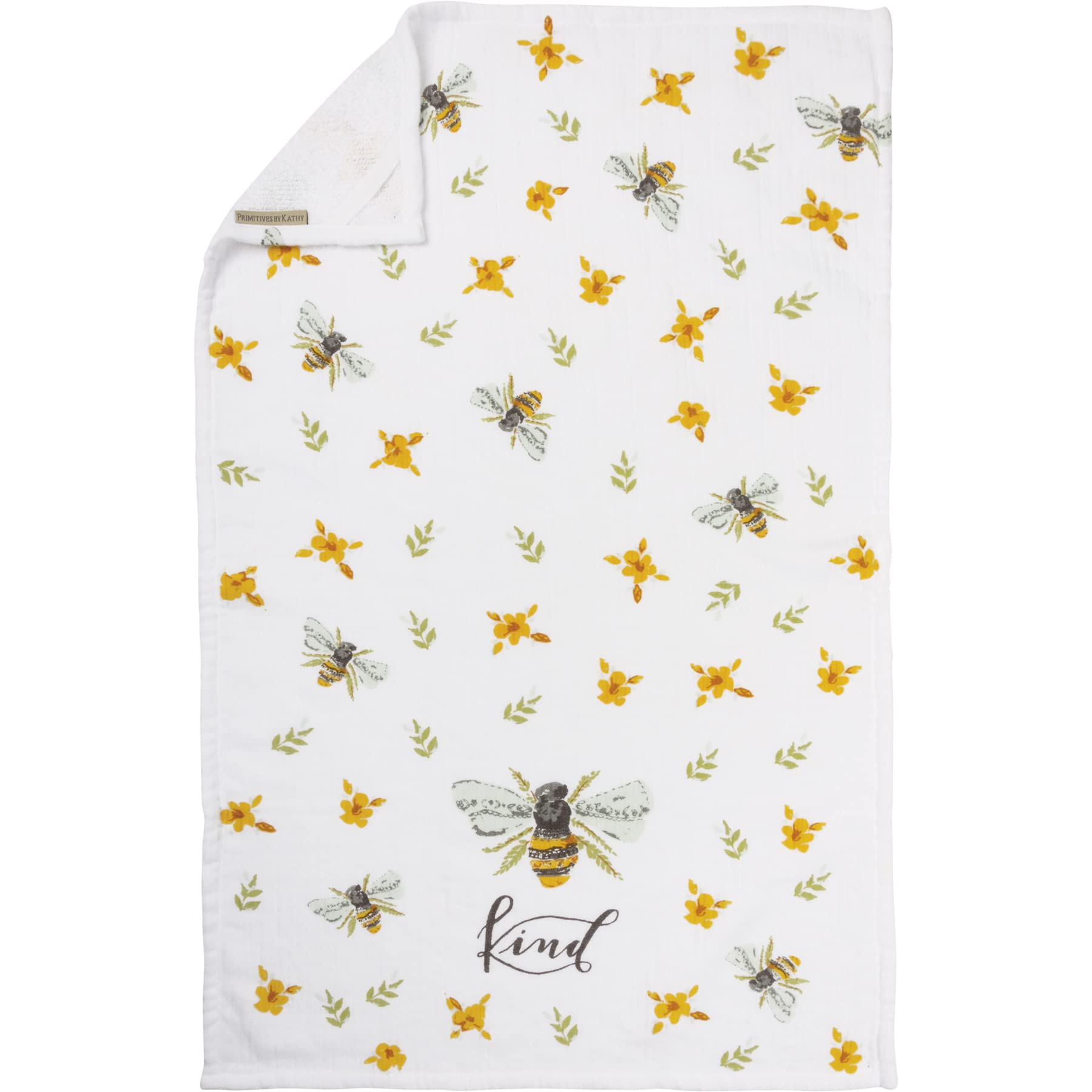 Primitives By Kathy Pbk Bee Kind Terry Hand Towel 16'' X 28''