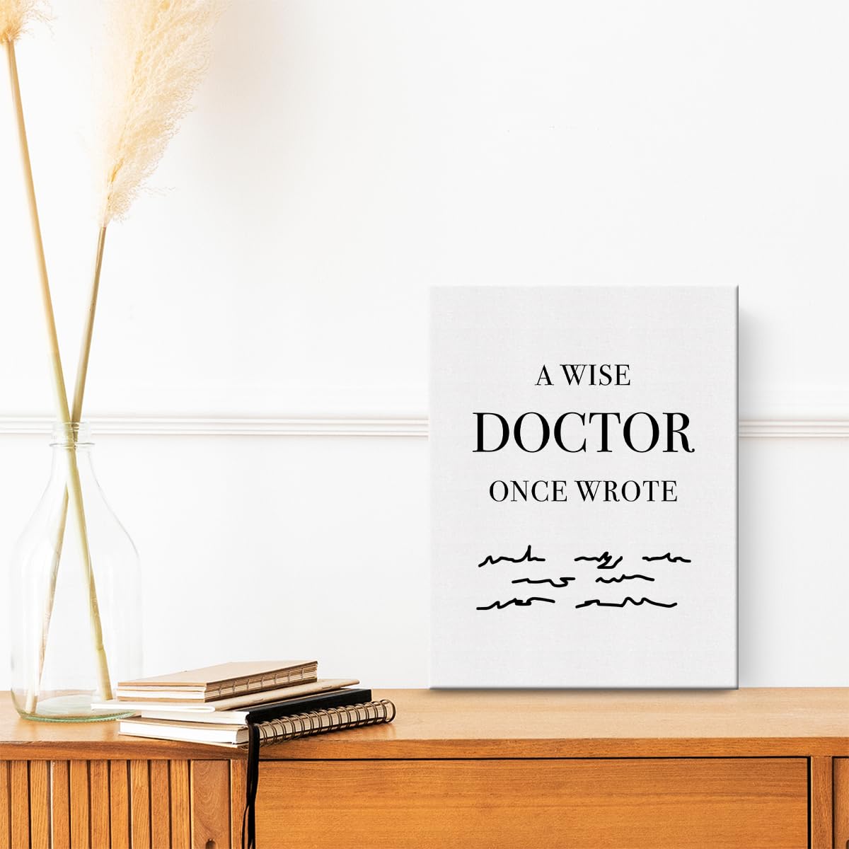 Doctor Gifts Doctor Appreciation Gifts Funny Office Gifts Canvas Wall Art Framed Art Paintings Wall Decor Artwork Gifts For Cowo