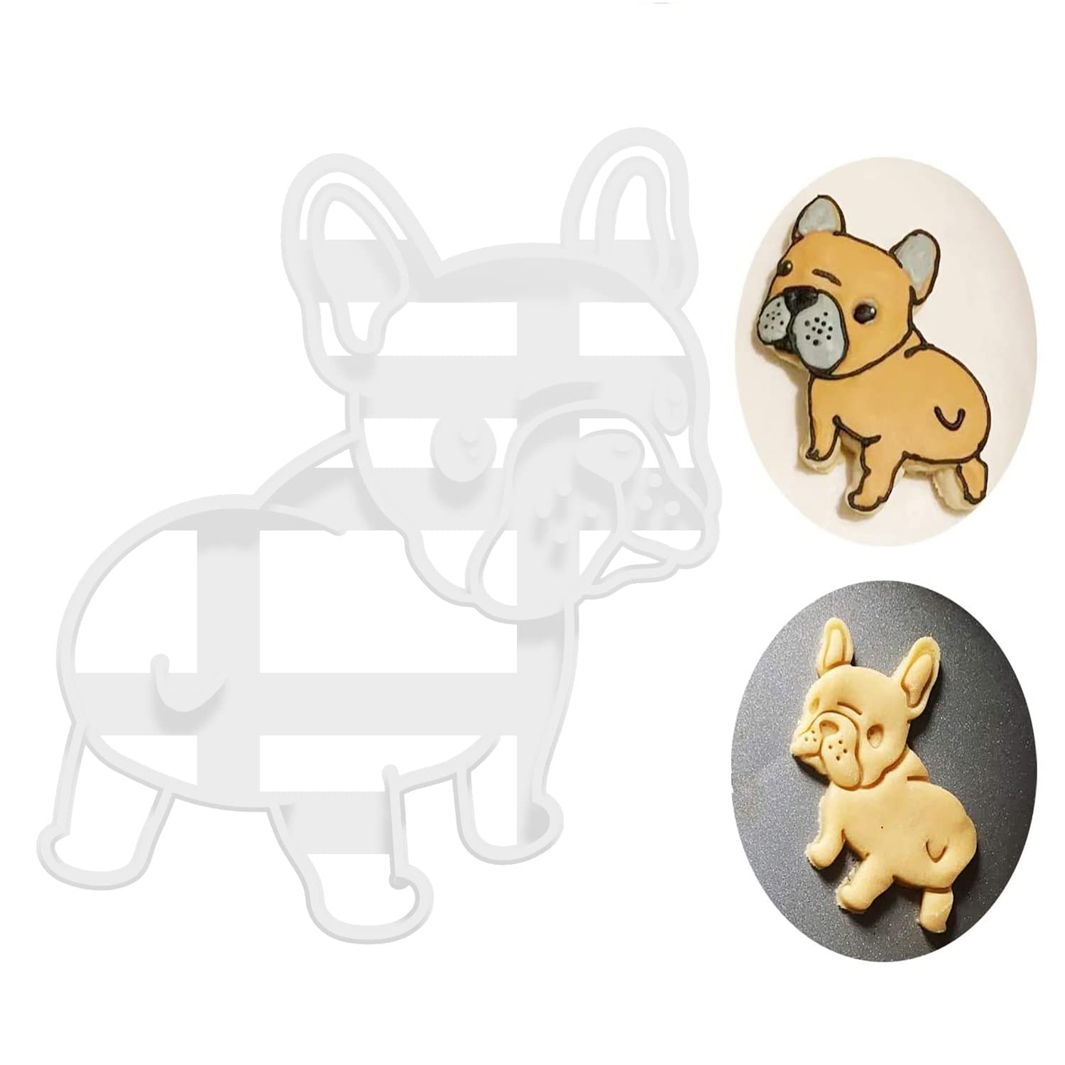 French Bulldog Butt Cookie Cutter, Cute Dog Shaped Mold