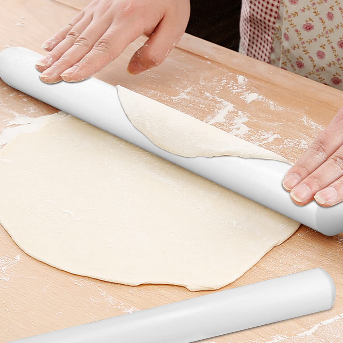 Doerdo Fondant Rolling Pin Non-Stick Dough Pastry Roller Baking Decorating Tools Kitchen Utensils For Fondant, Pie Crust, Cookie