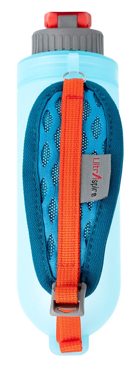 Ultraspire F250 2.0 Handheld Collapsible Water Bottle (Emerald Blue, 250ml)