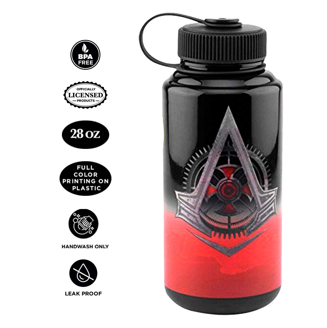 Official Assassin'S Creed Syndicate Water Bottle | Fitness & Parkour Training Water Bottle | 32 Oz.
