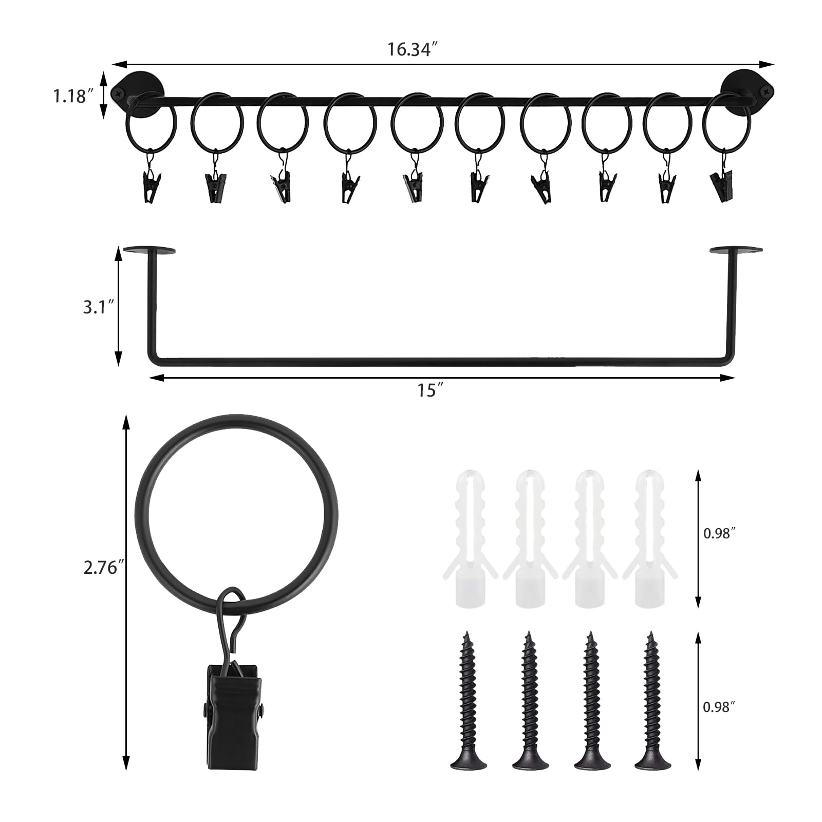Viklluyr Hat Wall Rack Cap Organizer: Baseball Hat Racks Display Holder With 20 Hooks - Modern Metal Black Hats Storage Wall Mou