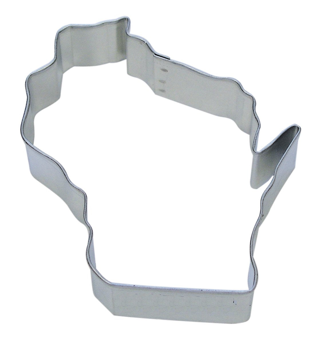 R&M Wisconsin State Cookie Cutter In Durable, Economical, Tinplated Steel