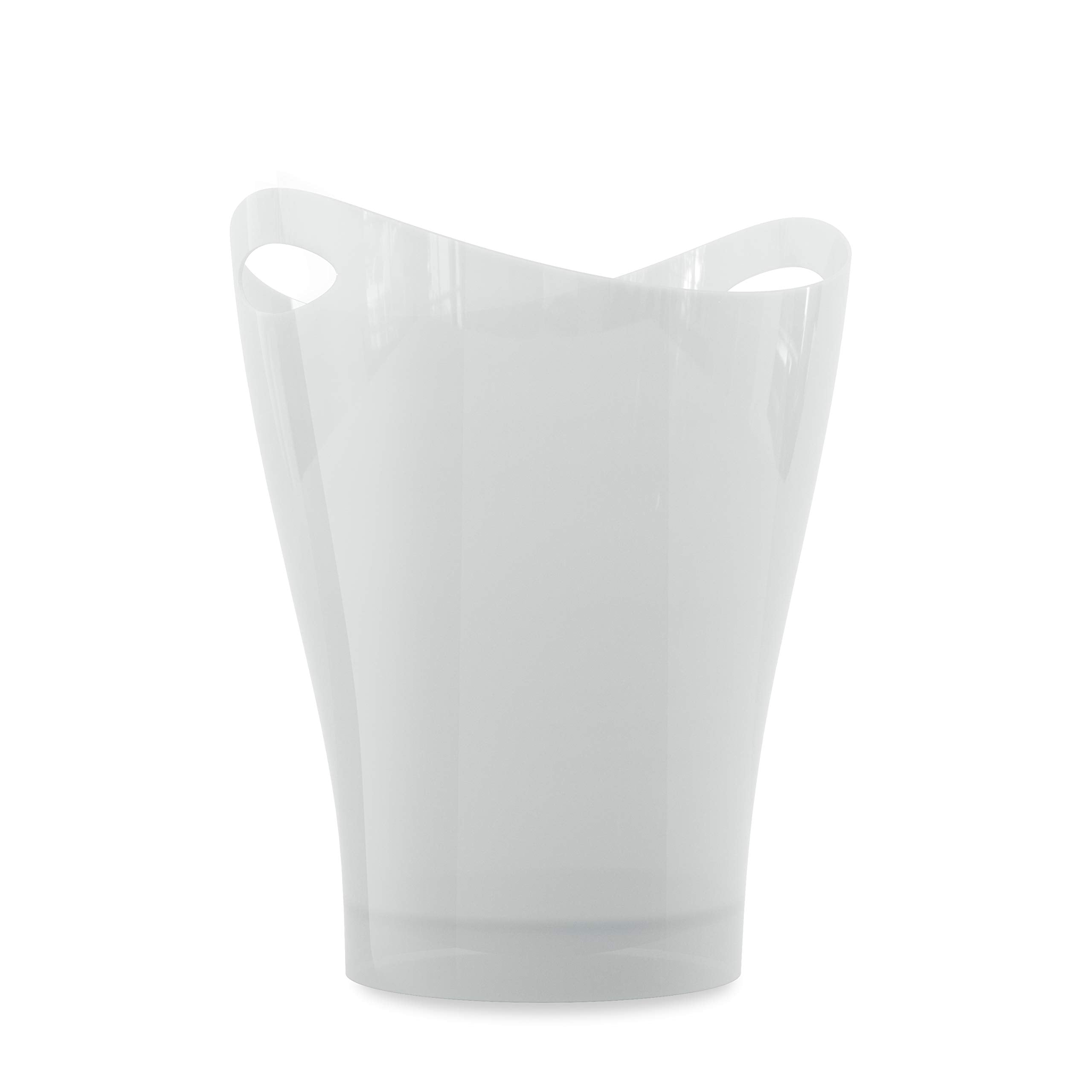 WASTEBASKET GARBINO WHT (Pack of 1)