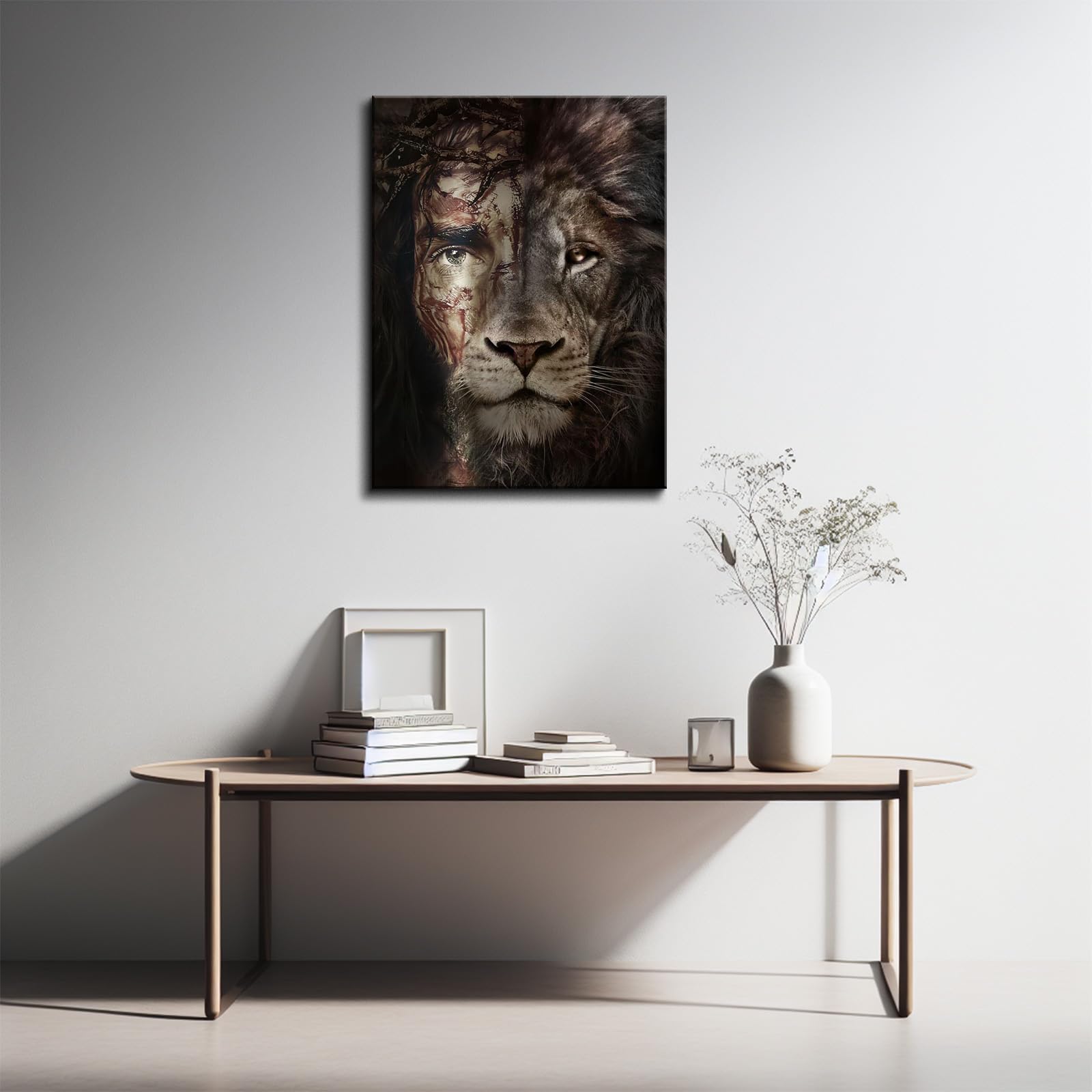 Yonica Jesus Pictures For Wall Lion And Jesus Picture Jesus And Lion Painting Pictures Of Jesus Christian Wall Art Jesus Paintin