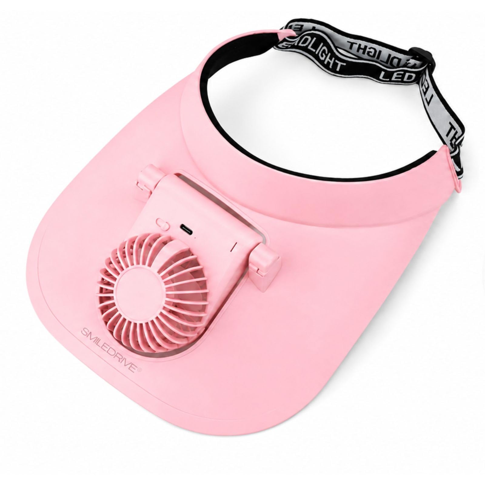 Smiledrive Cooling Fan Cap With Rechargeable Fan | Pink