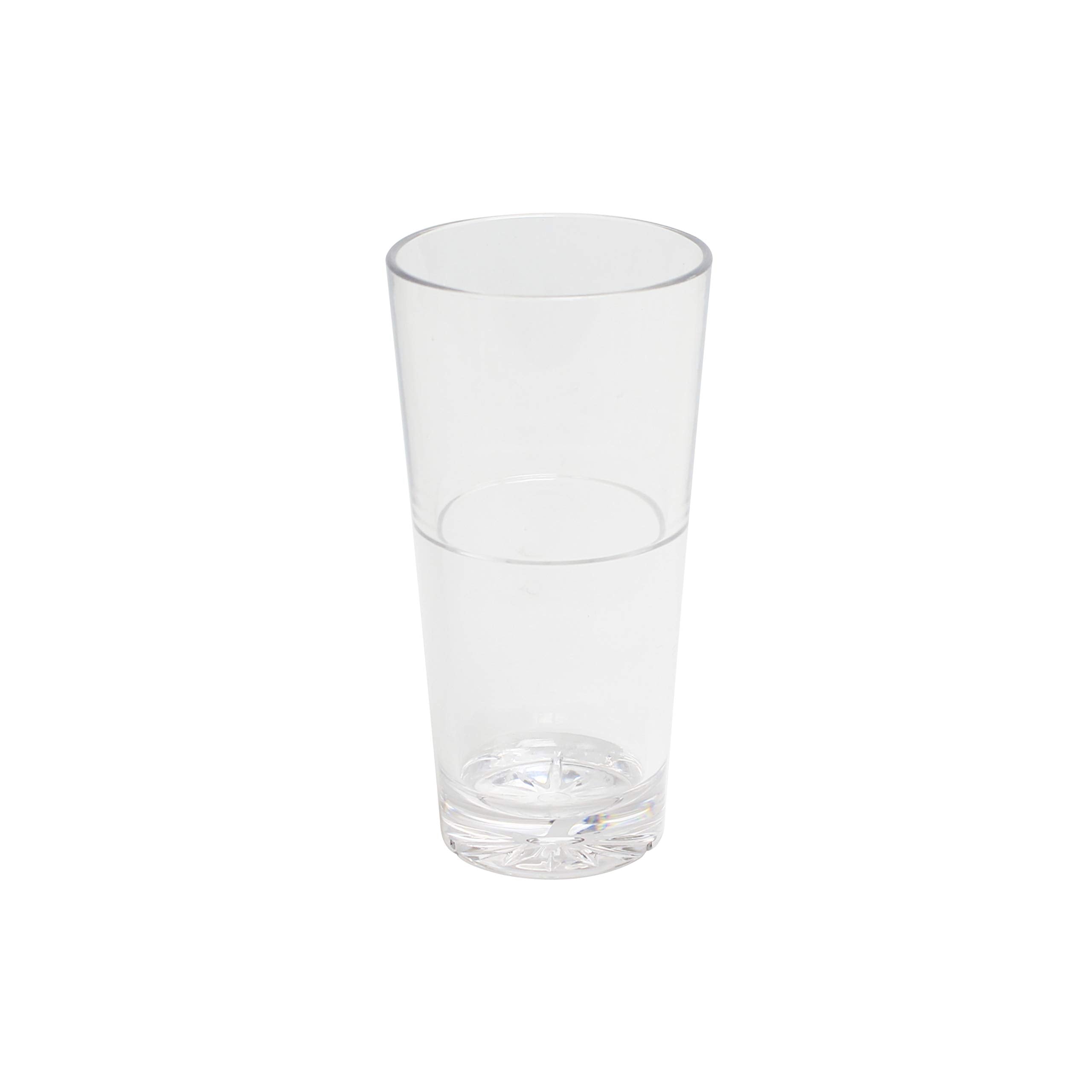 Restaurant Essentials 12 oz starburst tumbler, stackable, polycarbonate, clear, comes in each