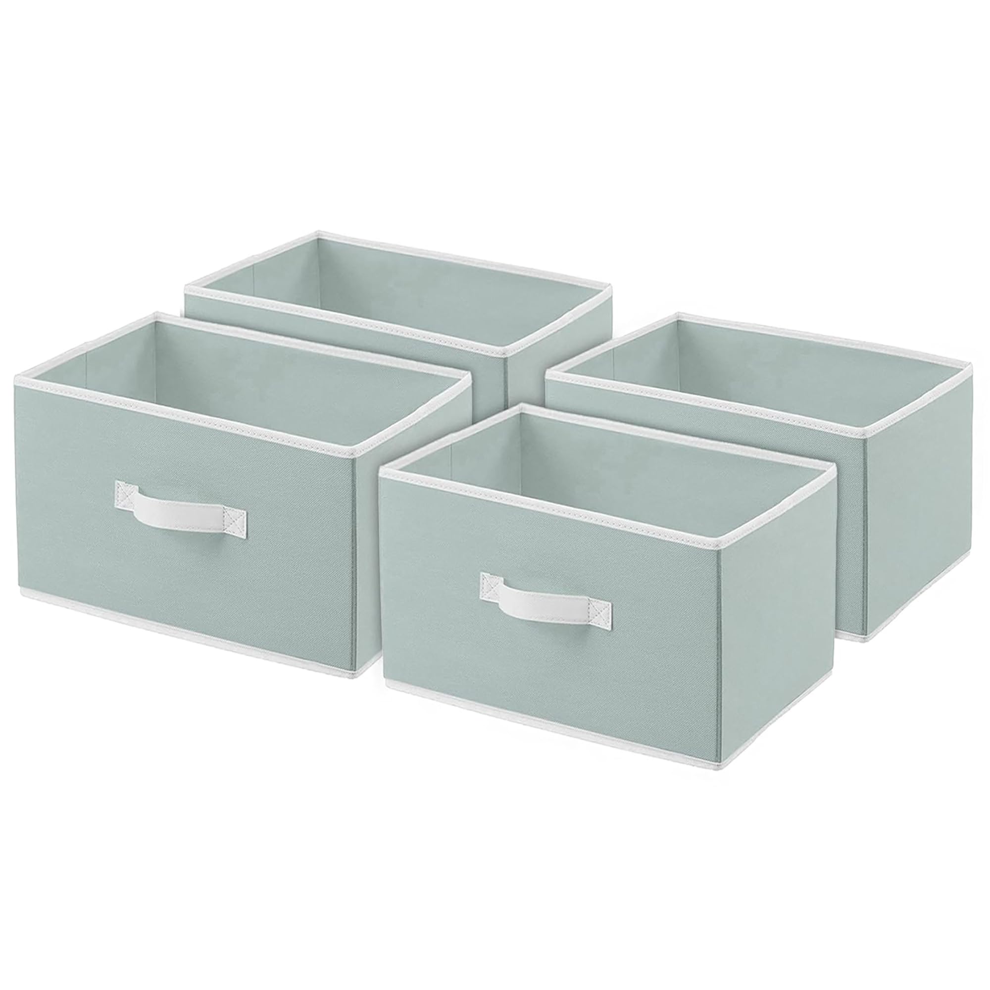 Kuber Industries Foldable Boxes For Storage (Pack Of 4)  Multipurpose Storage Organizer For Clothes | Wardrobe | Closet | Toys 