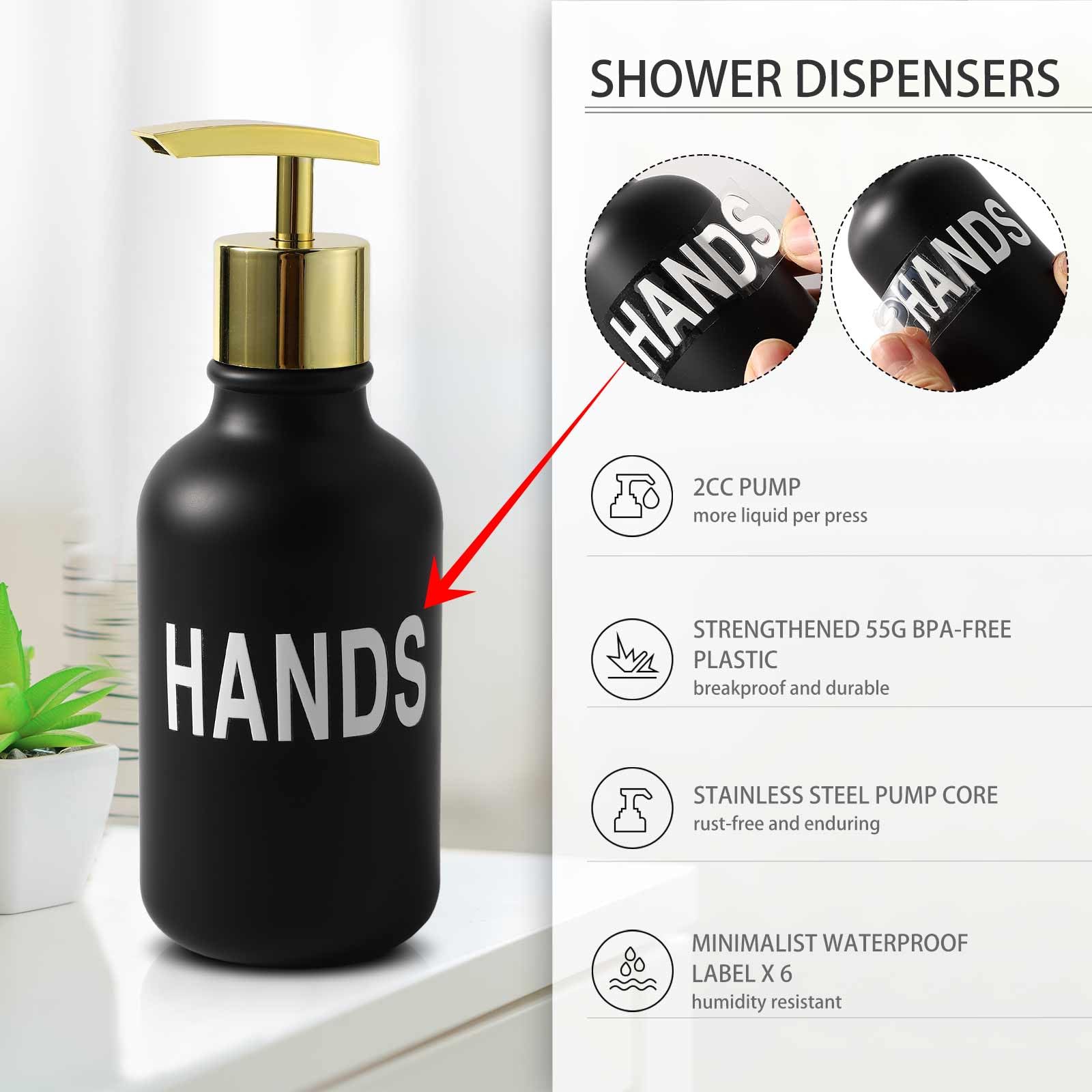 Xlhomo 25Pcs Black Bathroom Accessories Sets Complete, With Shower Curtain, Rugs, Trash Can And Toilet Brush, Soap Dispenser, To