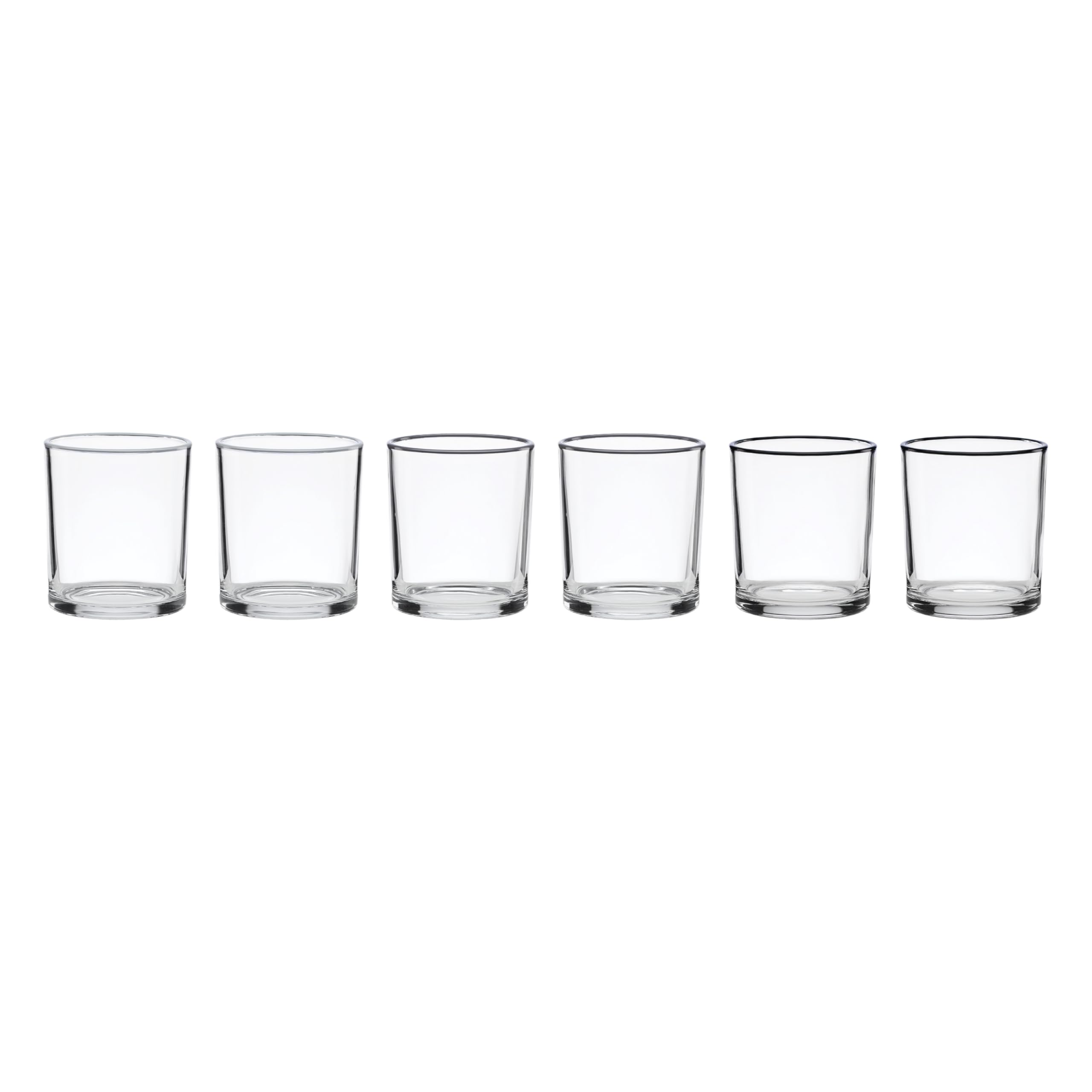 Oneida Glassware, 24 Seven Colors Pumice Medium Tumbler, Set of 6, 13.5-Ounce Capacity, Made From Glass, Dishwasher Safe Tumbler