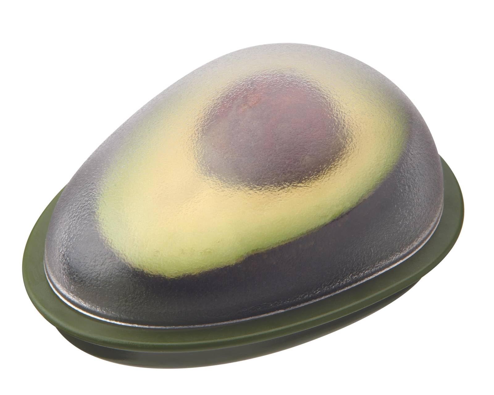 Joie Fresh Pod Avocado Storage Container with Clear Snap-On Lid, Keeps Leftover Half Flavorful and Firm in Fridge, Reusable Kitc