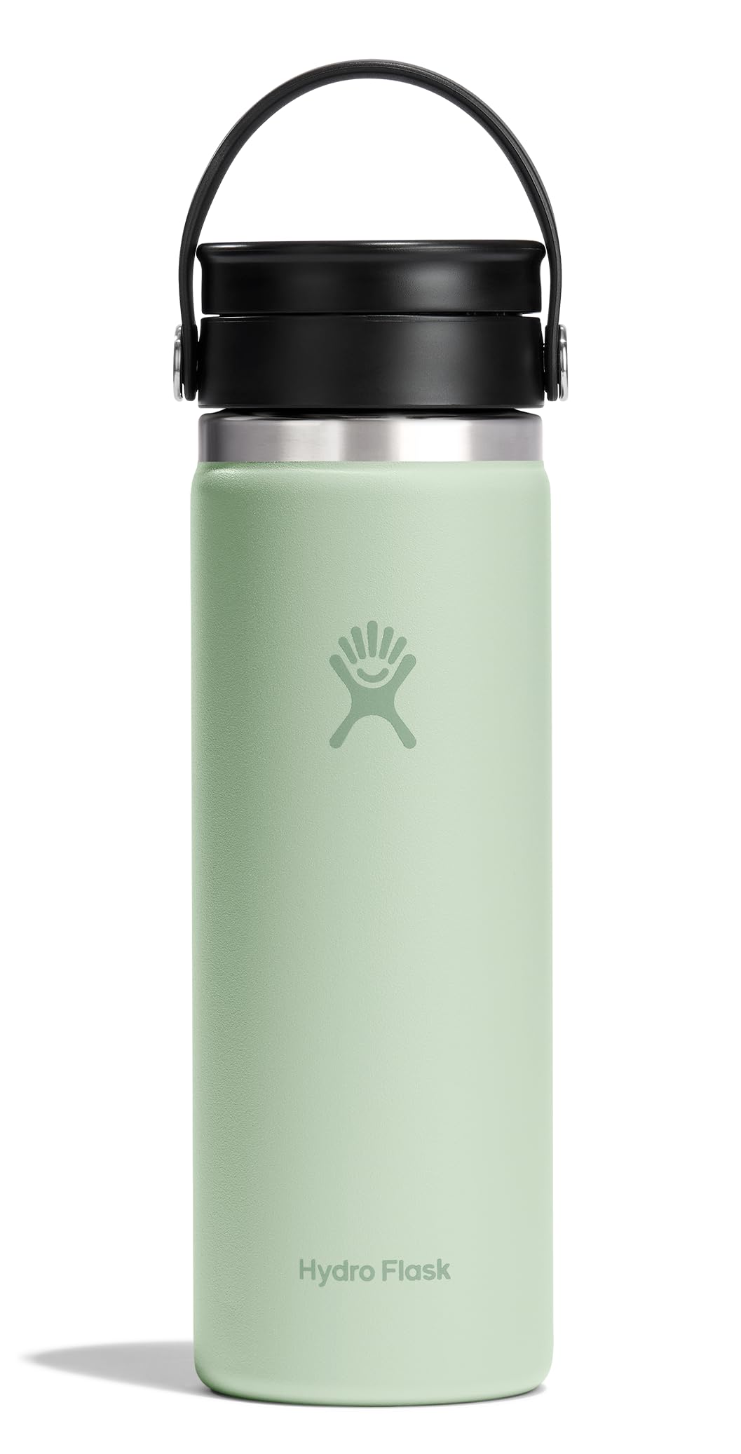 Hydro Flask Flex Sip Coffee Tumbler - Insulated Stainless Steel, Non Spill, Leak Proof Travel Coffee Cup 20 Oz Aloe Green