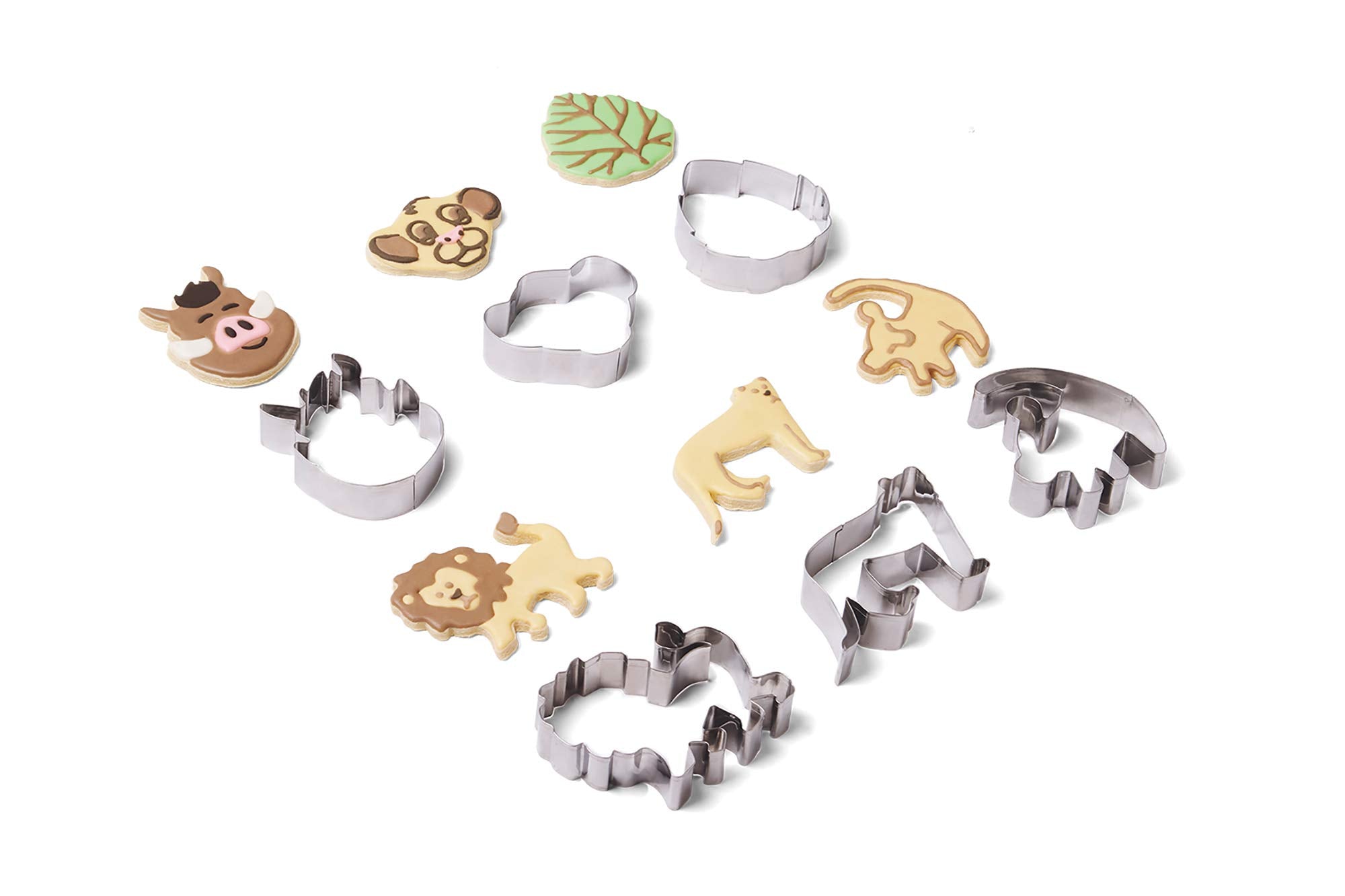 Fox Run Animal Cookie Cutters, King Of The Savannah Cookies, Set Of 7
