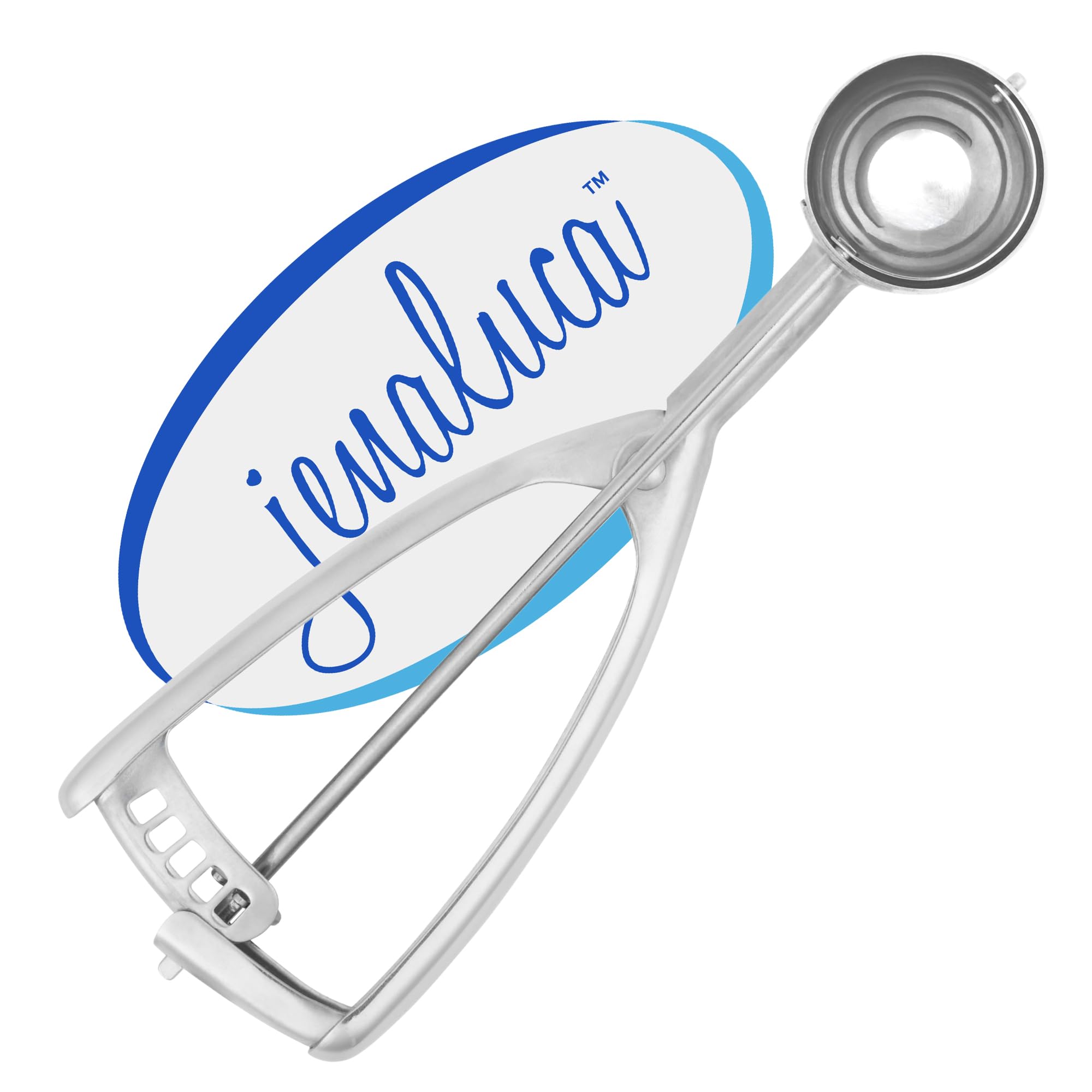 Jenaluca Medium Scoop - Cookie Scoop & Mini Cupcake Scoop - #50 1.5 Tablespoon - Cookie Baking Scoop - 18/8 Stainless Steel