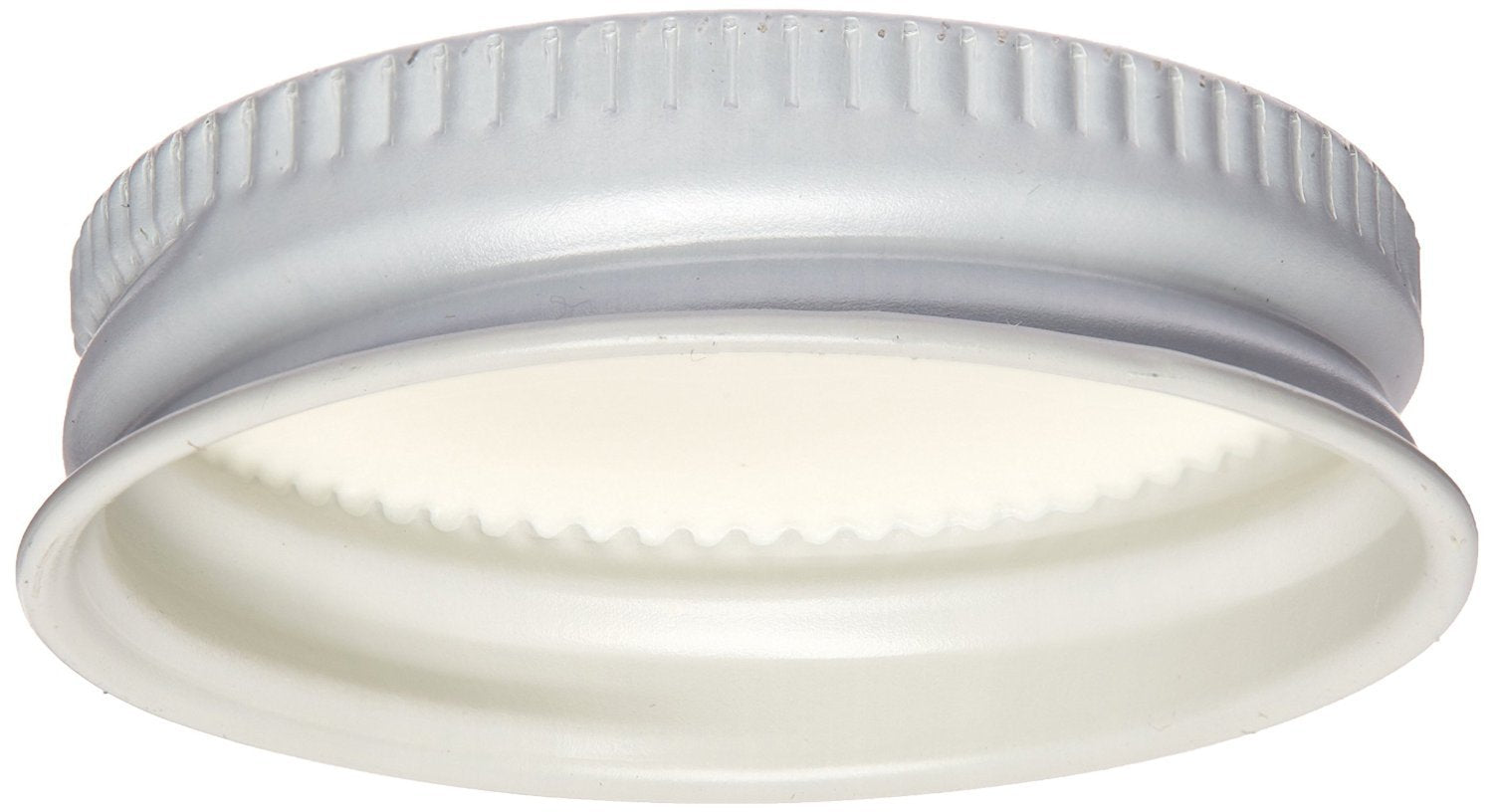 Home Brew Stuff 75012Wt White Metal Growler Caps 38Mm Fits Most 1/2 And 1 Gallon Jugs (12)