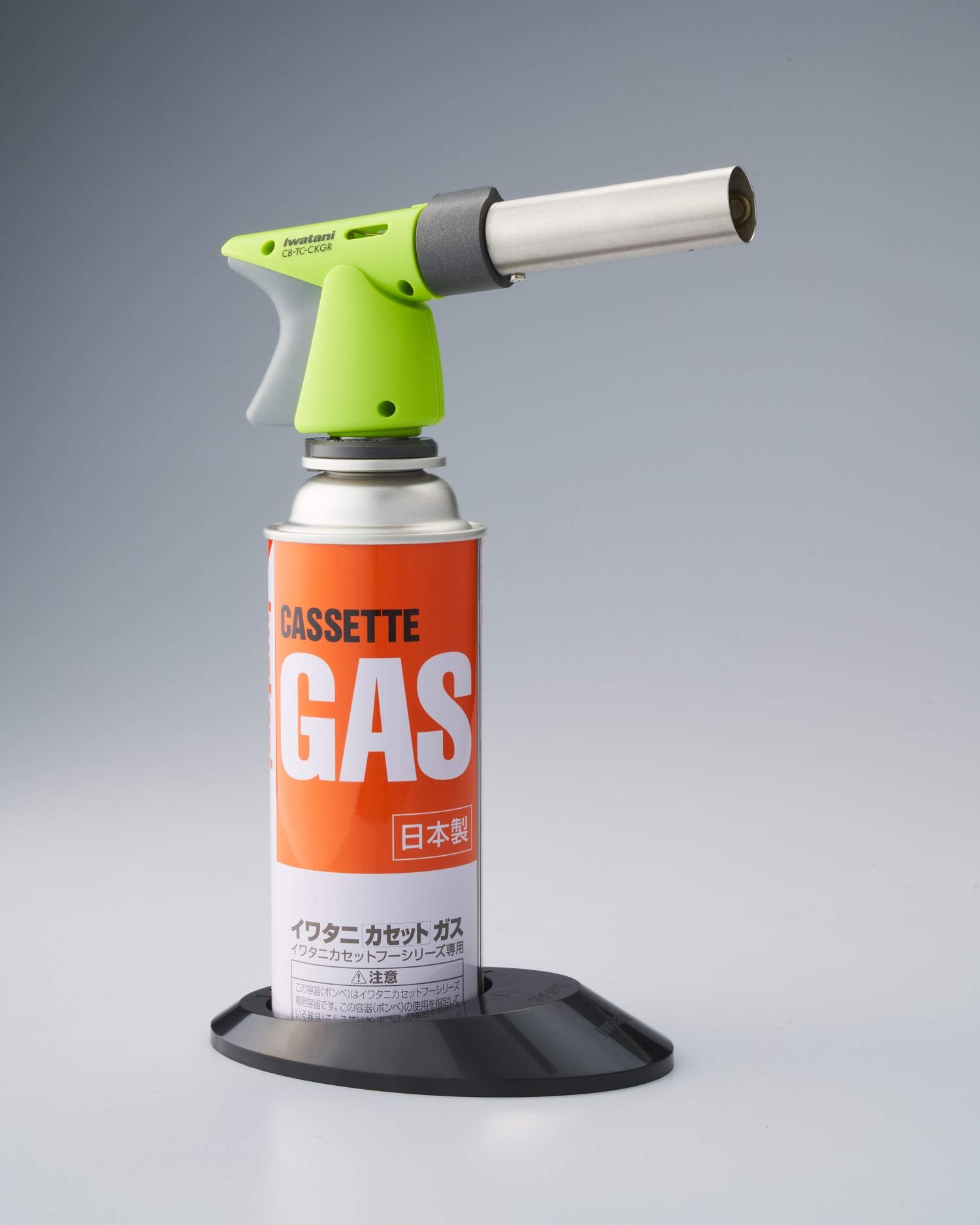 Iwatani Burane Torch - Model CB-TC-CKGR, Ckgr Color, High-Performance Butane Torch for Cooking and Outdoor Use