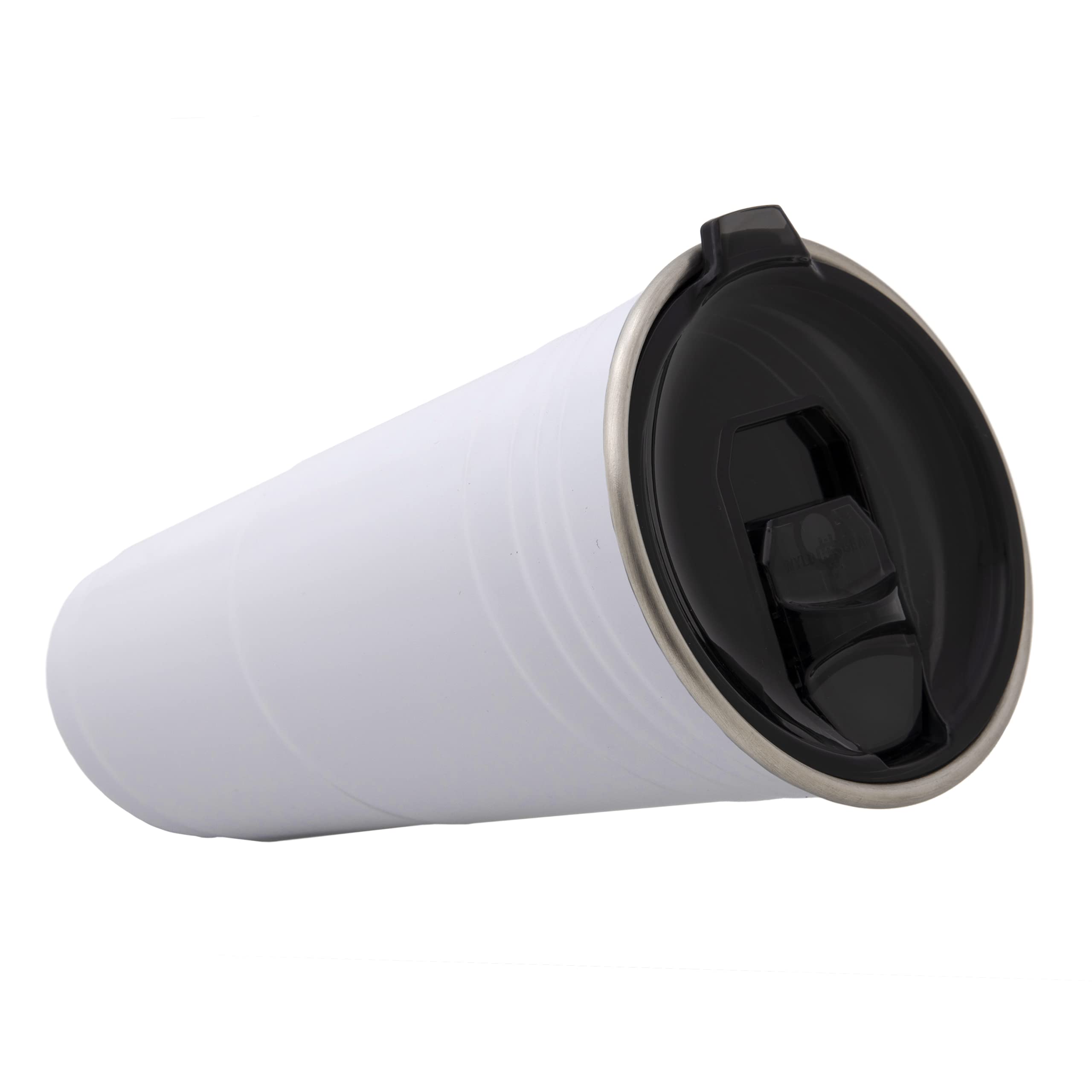 Wyld Gear Wyld Cup - Stainless Steel, Vacuum Insulated Tumbler Party Cup With Lid - 32Oz White
