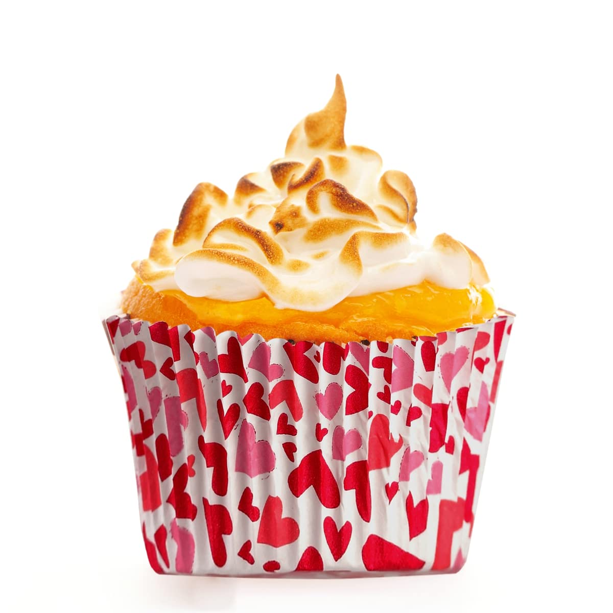 Binaryabc Red Heart Cupcake Liners Baking Cups,Valentine'S Day Cake Decorations Party Supplies,100Pcs