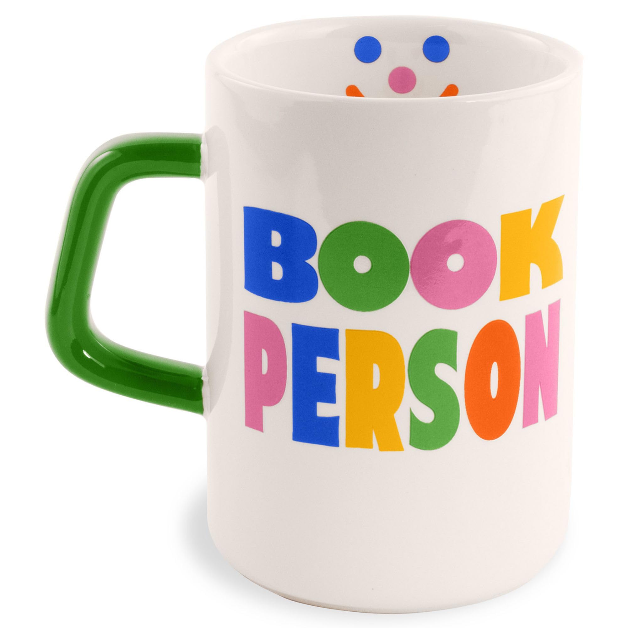 ban.do 12 oz Ceramic Mug, Book Person