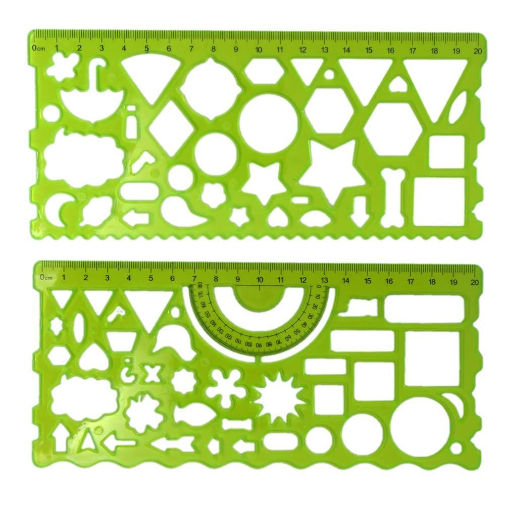 Royals Kids Design Stencil Pack Of 12, Drawing Set Spirograph Ruler For Kids Drawing Stencil Return Gift For Childrens Birthday