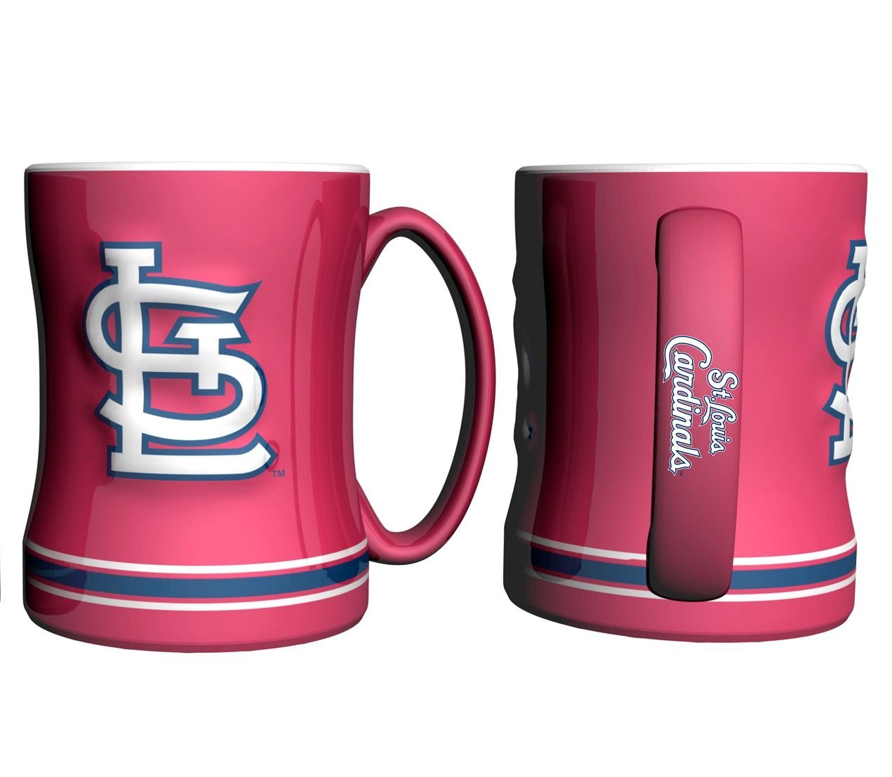 Boelter Brands Mlb St. Louis Cardinals Coffee Mug14Oz Sculpted Relief, Team Color, 14 Ounce