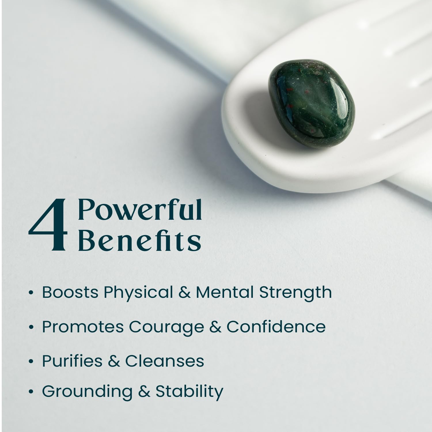 Astrotalk Bloodstone Tumble | Boosts Courage, Willpower & Physical Vitality | Enhances Immunity, Detox & Confidence | Grounding & Strength | Home & Office Decor | Gift for Man & Woman