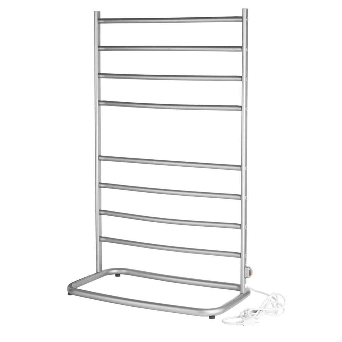 Warmrails Hyde Park Towel Warmer - Free-Standing Towel Warmer Rack For Drying Towels And Garments - 39-Inch Nickel Finish Frame