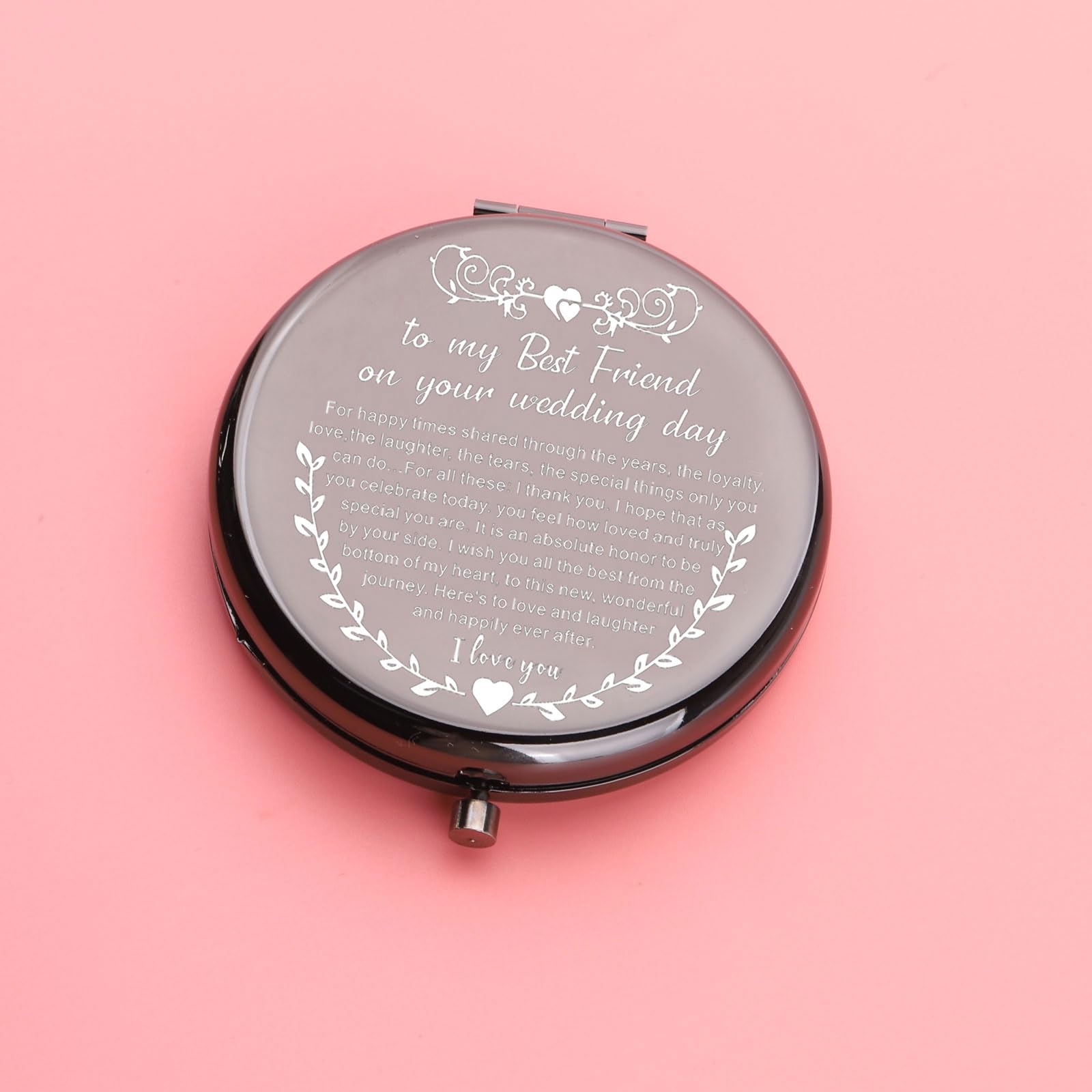 Ujims To My Best Friend On Your Wedding Day Gifts For Bride Best Friend To Bride Makeup Mirror Wedding Gift For Bride (Bestfrien