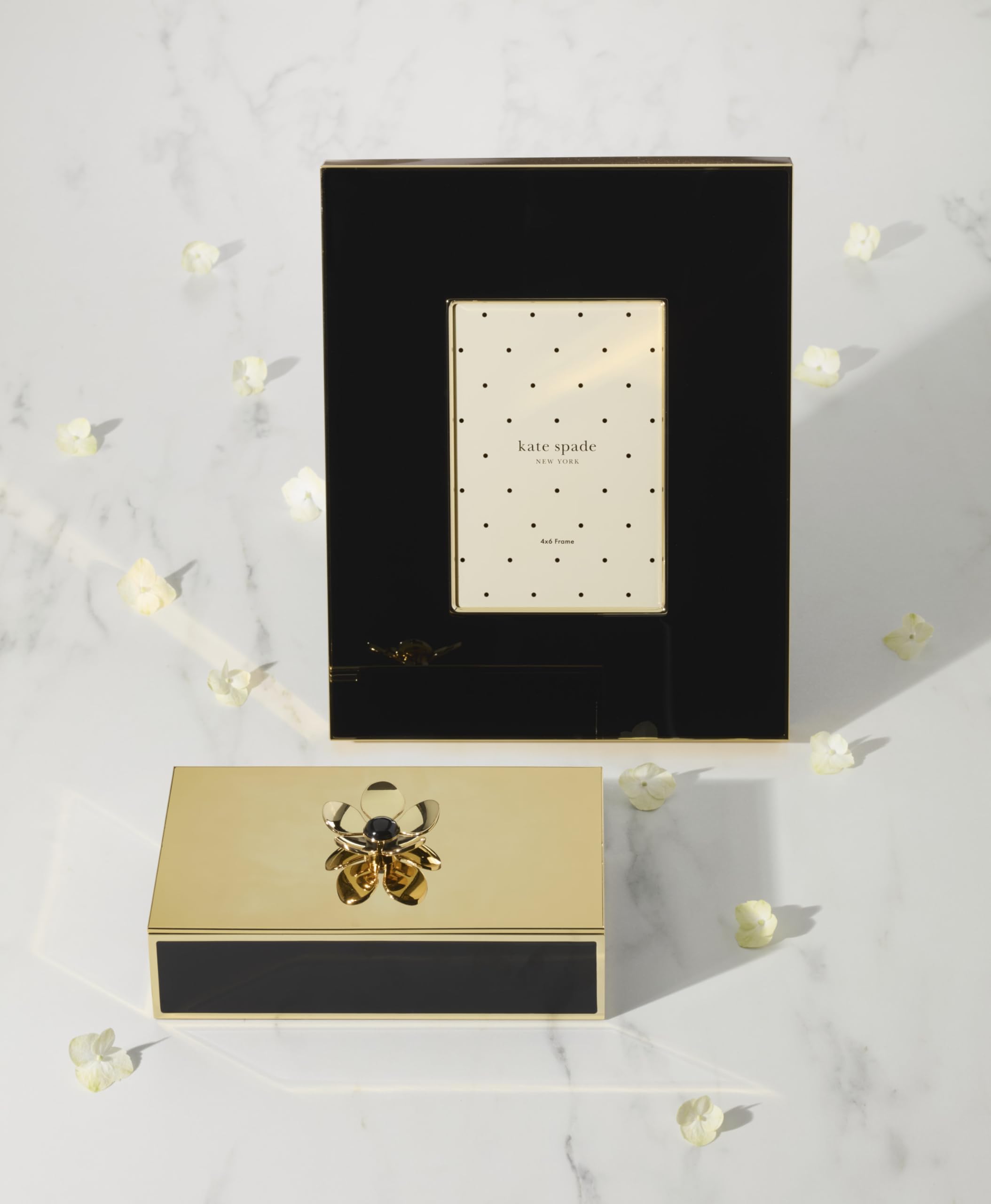kate spade new york Make It Pop Large Floral Box, Black