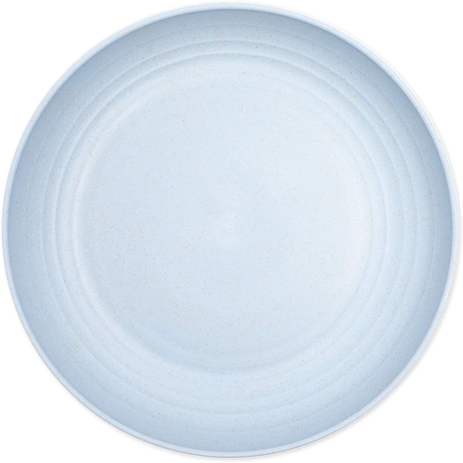 Juvale Wheat Straw Plate Set, Chip Resistant Plates (9 In, 4 Pack)
