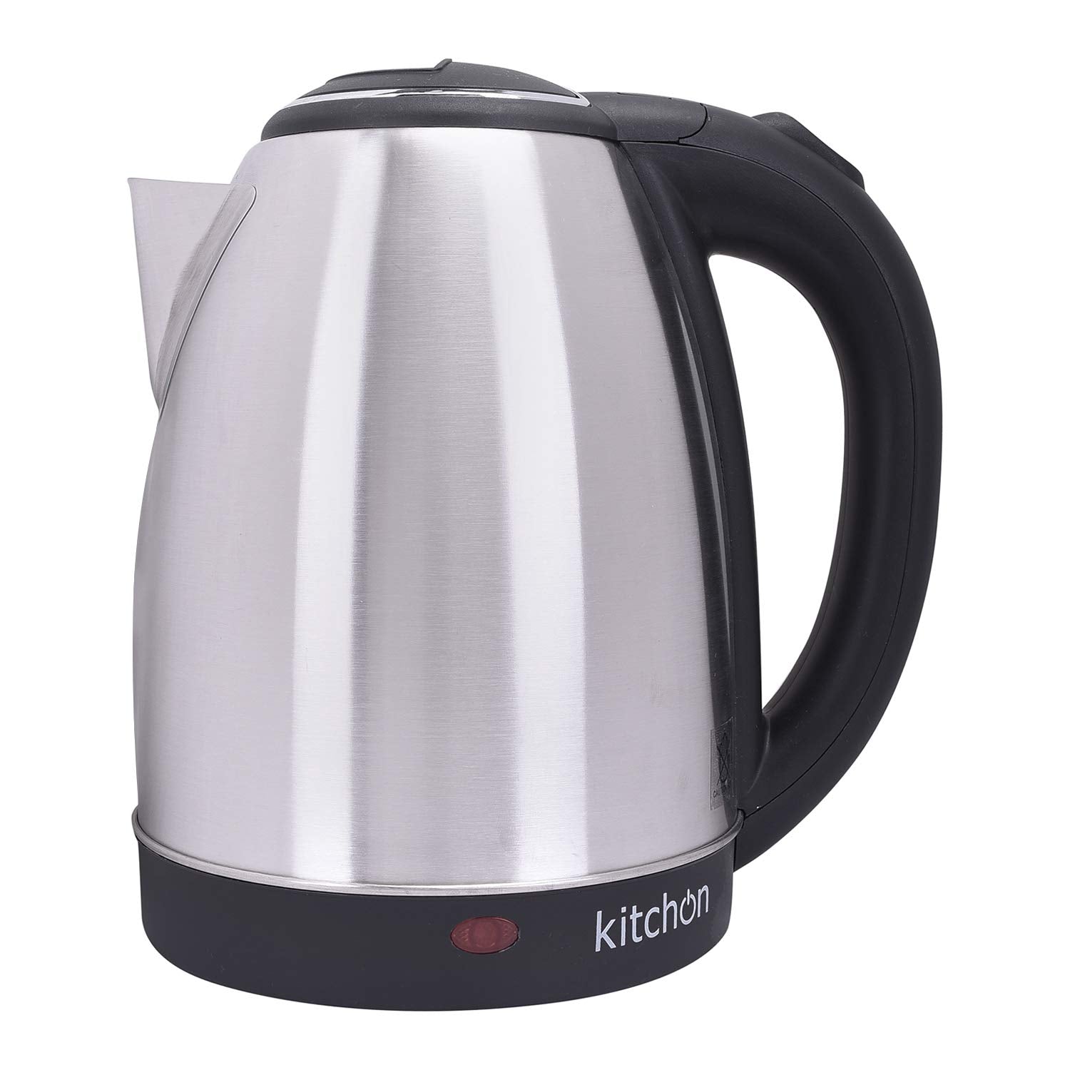 Kitchon Kikss 1.8L 1500W Cordless Automatic Electric Kettle With Stainless Steel Lid - Black