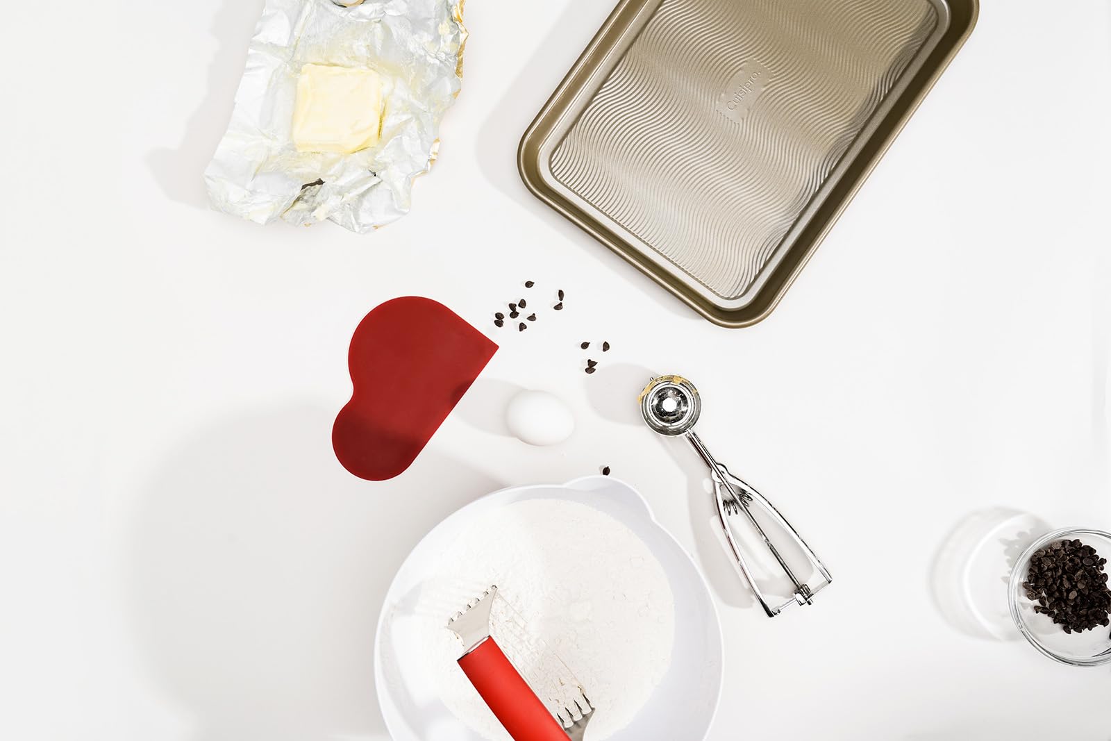 Cuisipro Deluxe Pastry Blender, 5.25-Inch, Red