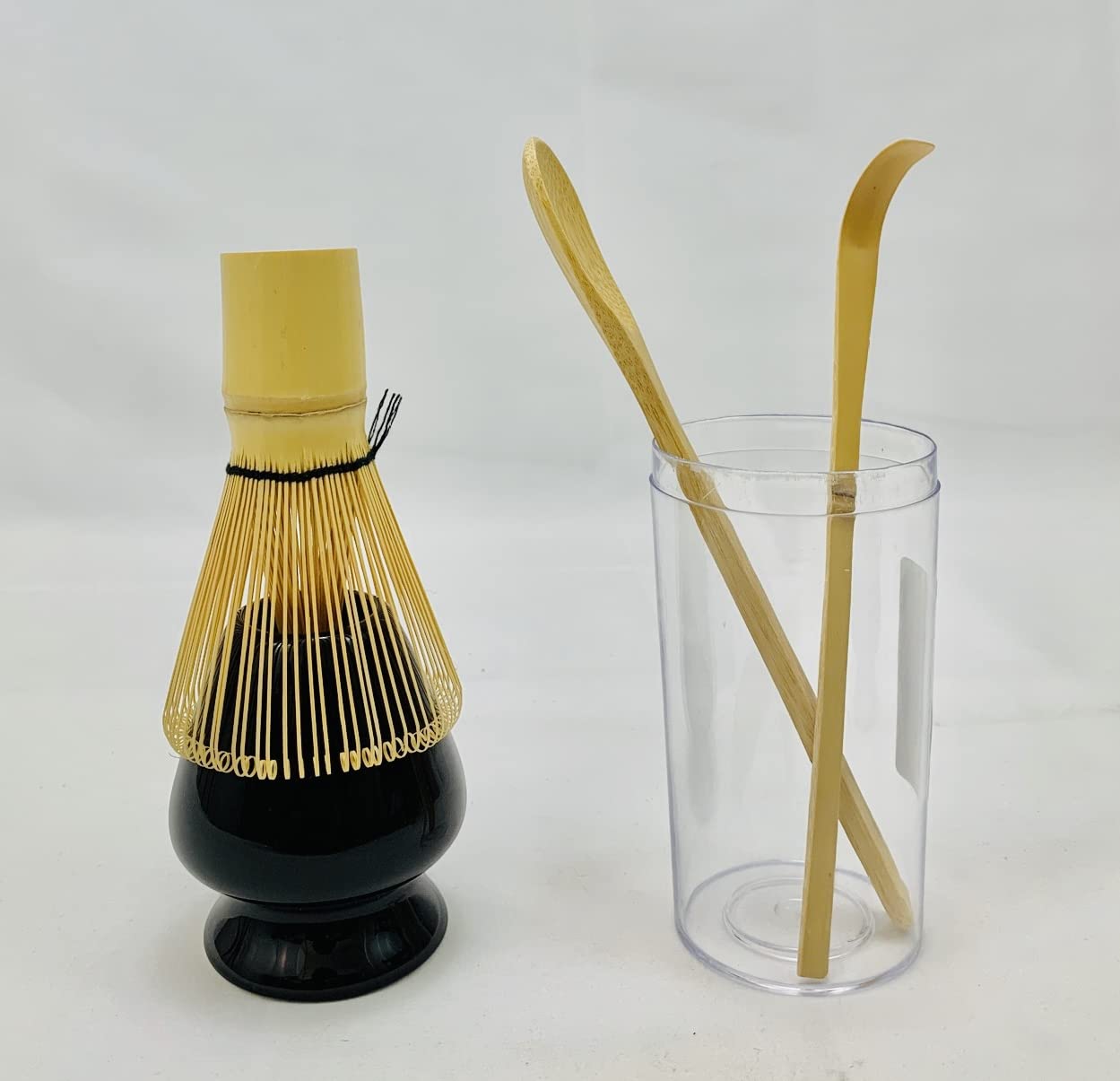 Japanbargain 4727, Matcha Whisk Set Japanese Chasen Bamboo Whisk Tea Spoon And Tea Scoop Chashaku And Whisk Stand Green Tea Cere