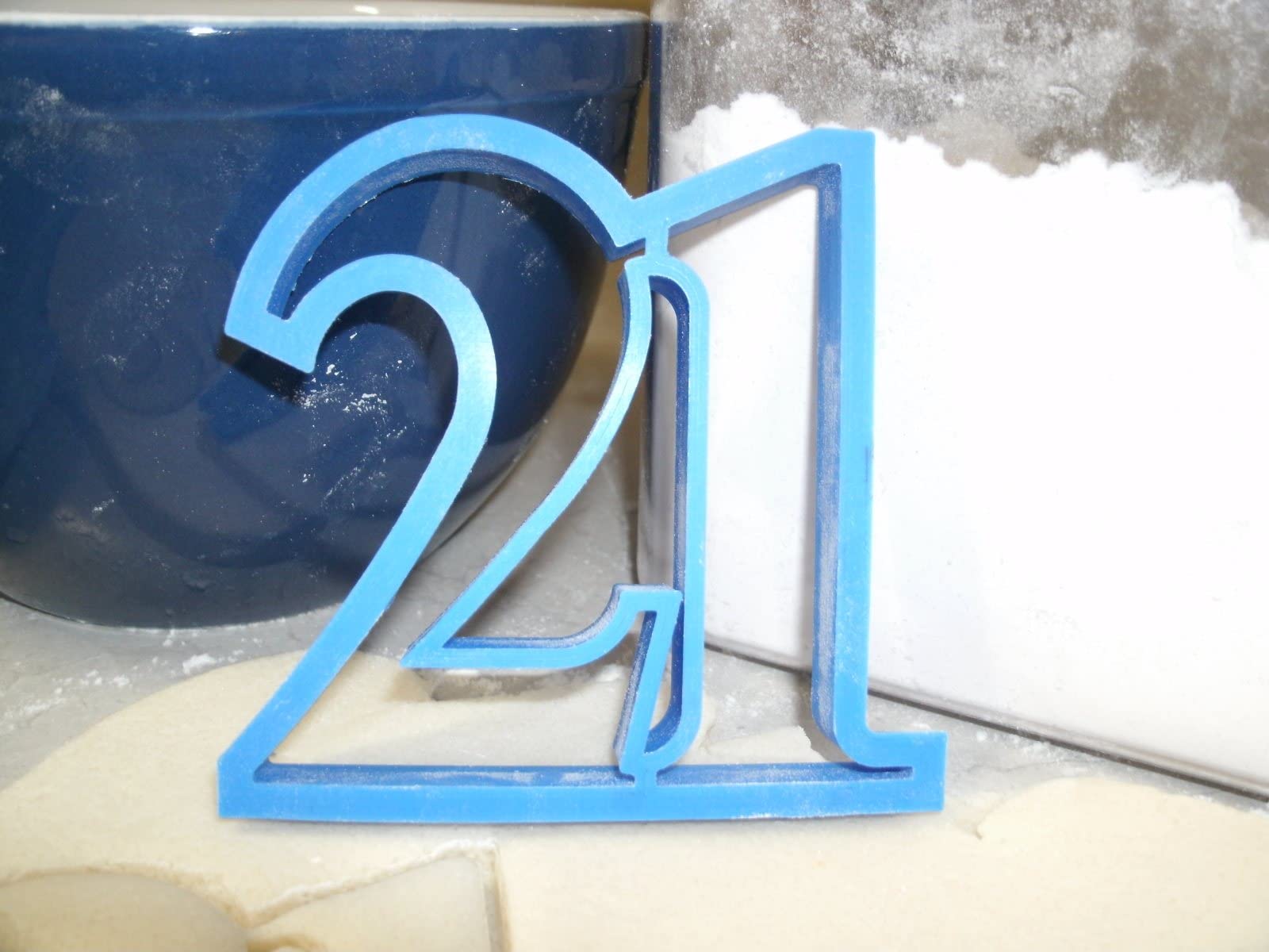 Number 21 Twenty-One Birthday Anniversary Event Cookie Cutter Made In Usa Pr108-21