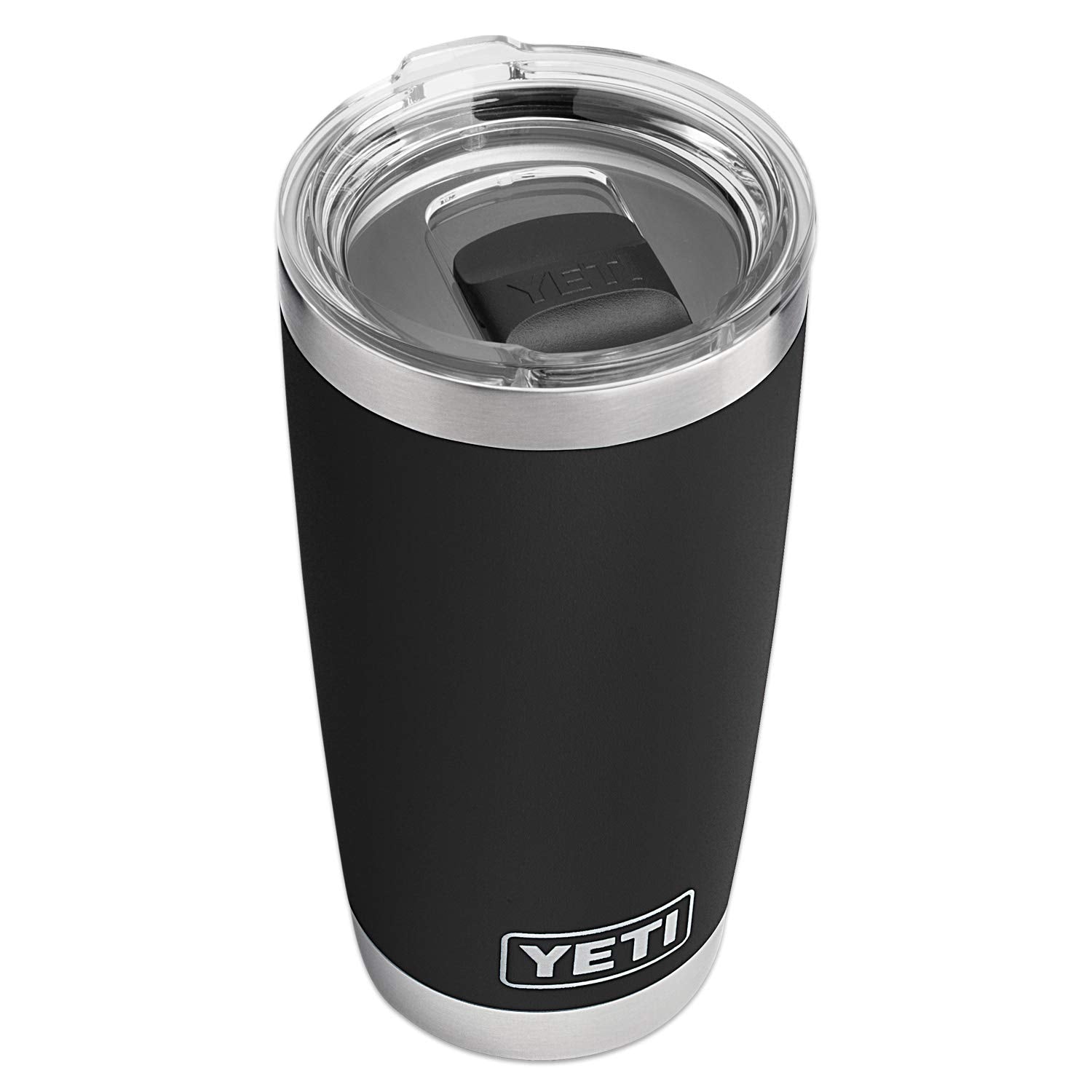 Yeti Rambler 20 Oz Tumbler, Stainless Steel, Vacuum Insulated With Magslider Lid, Black