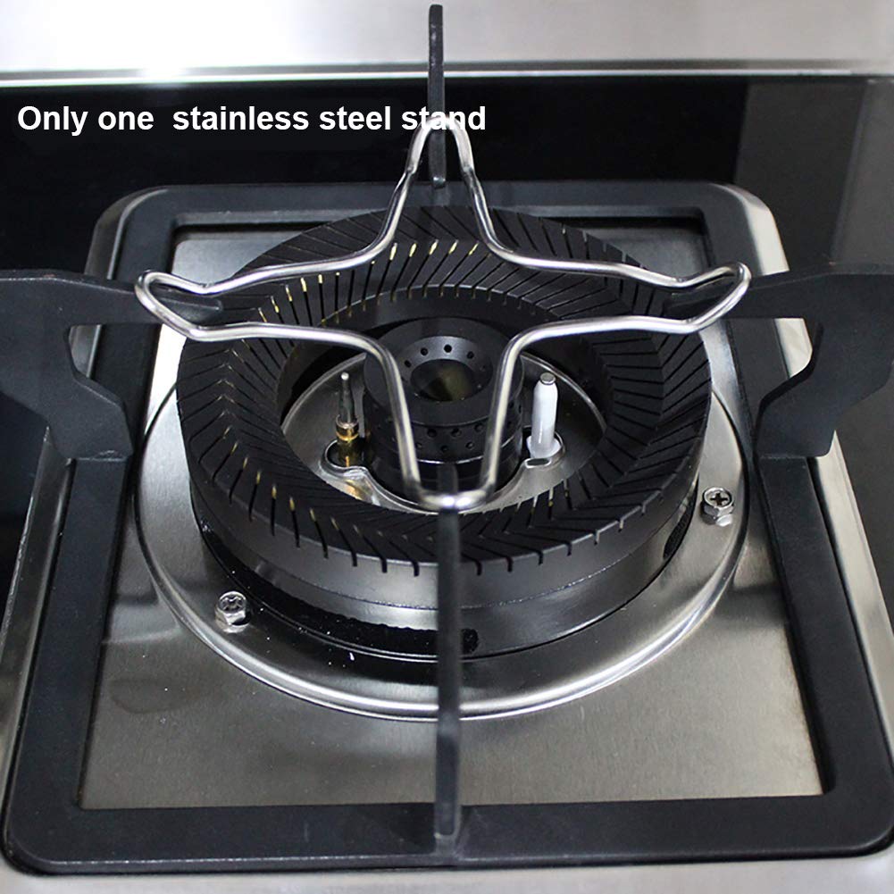 Pan Stand Gas Hob Stand Accessories Stainless Steel Trivet Cooking Kitchen Rack Stove Top Chrome Plated Pot Coffee Maker Support