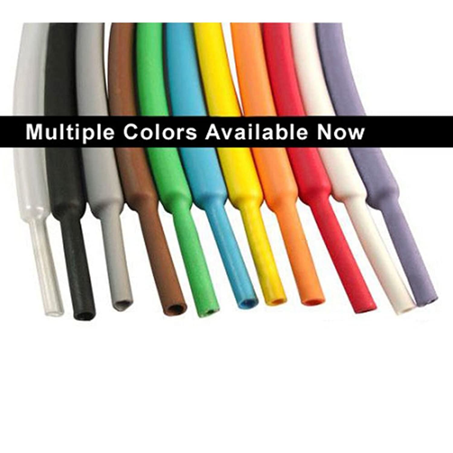 Electriduct 12 Heat Shrink Tubing 2:1 Shrinkable Tube Cable Sleeve - 100 Feet (Clear)