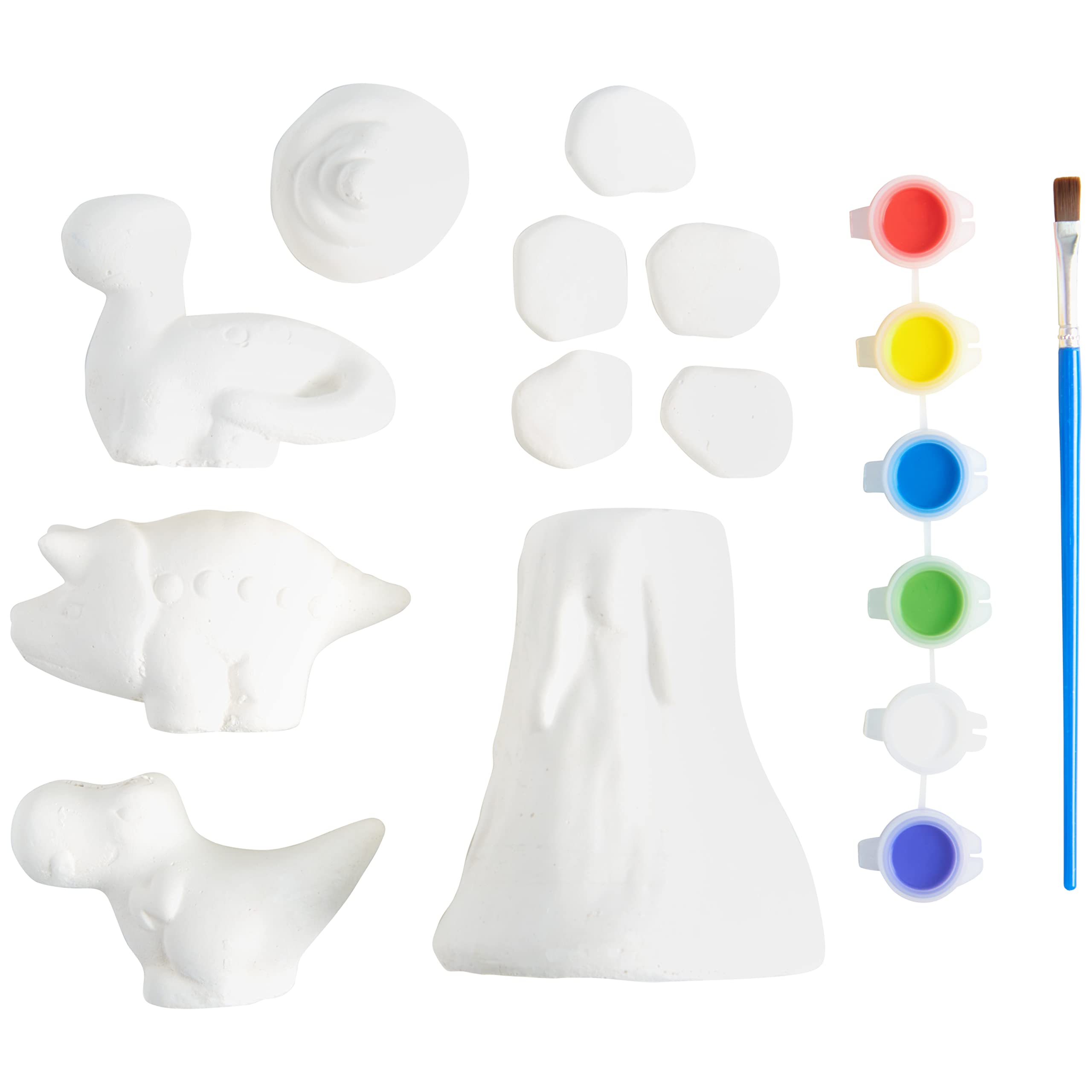 Jurassic Garden Ceramic Crafting Kit | 10 Ceramic Figures