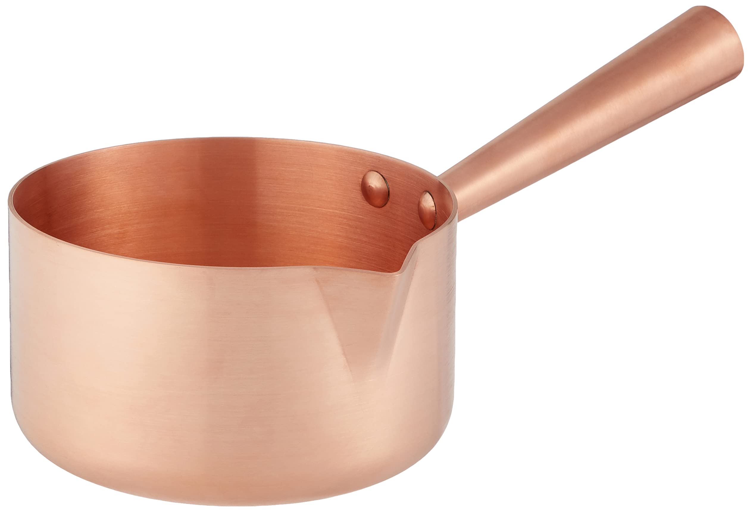 Mauviel M'Passion 1.9-qt Copper Sauce Pan for Sugar & Caramel, Model 2194.16, Made in France