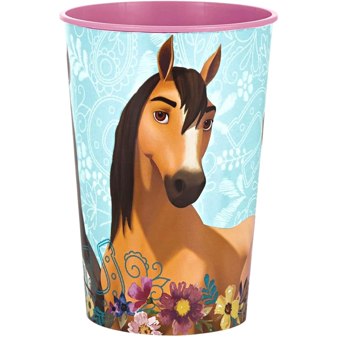 Unique Plastic Stadium Cup - 16Oz, Spirit Riding Free, 1 Pc