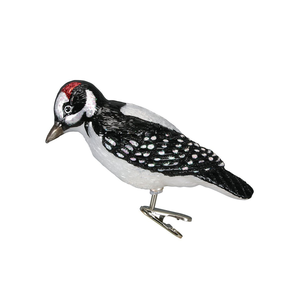 Old World Christmas Ornaments: Bird Watcher Collection Glass Blown Ornaments for Christmas Tree, Woodpecker