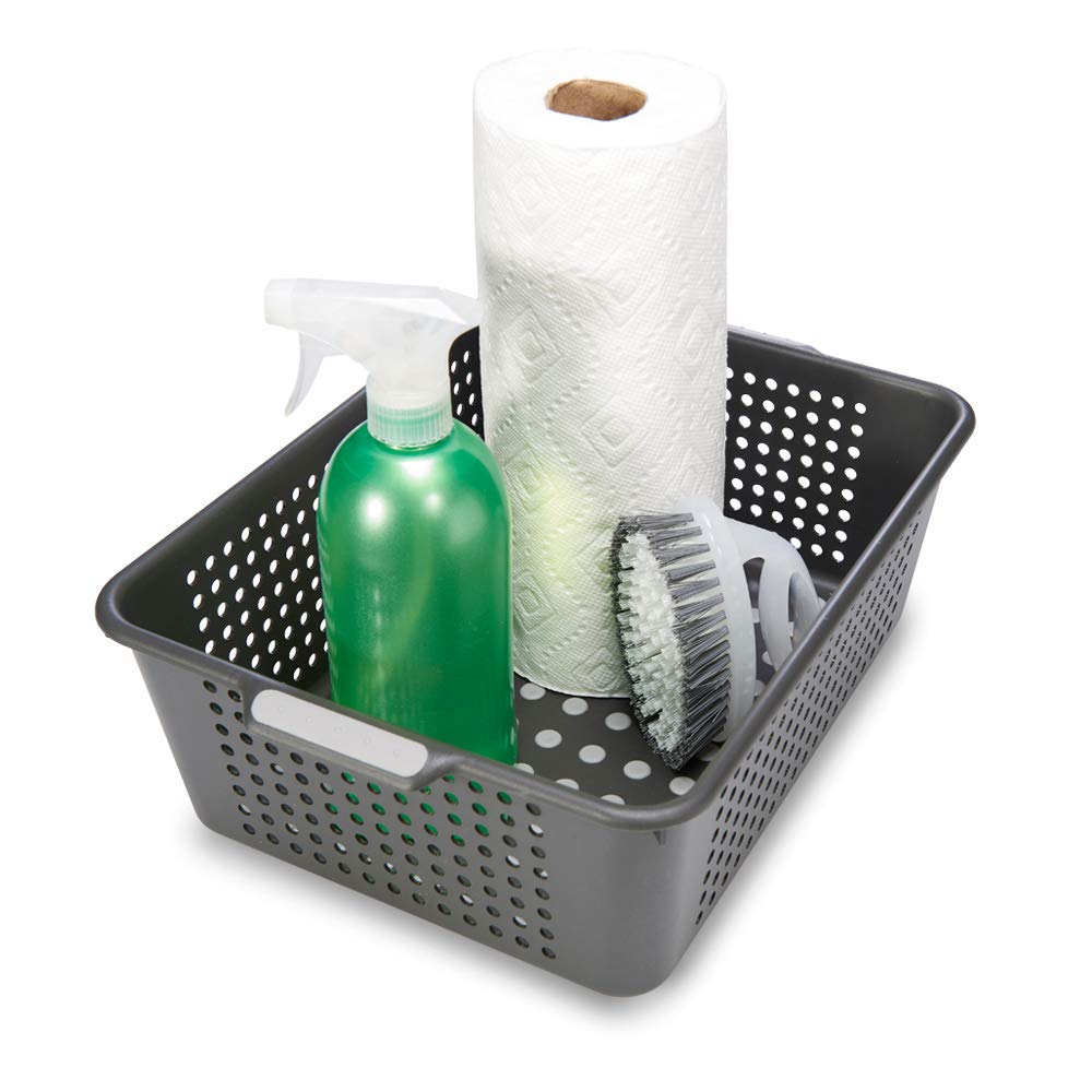 Madesmart Medium Storage Basket, Granite