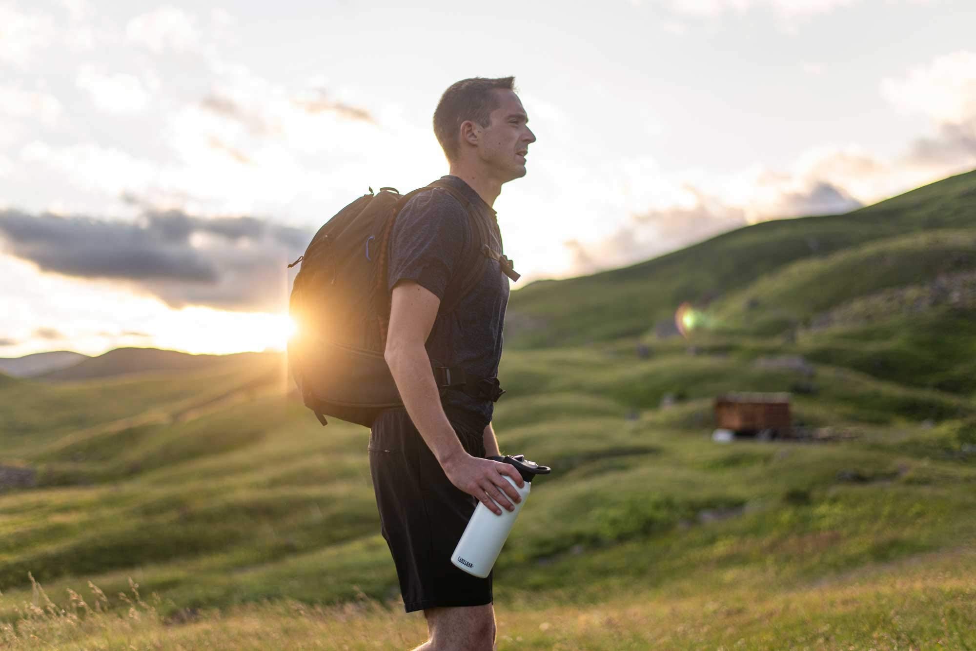 Camelbak Eddy Water Bottle With Straw 32 Oz - Insulated Stainless Steel, Black