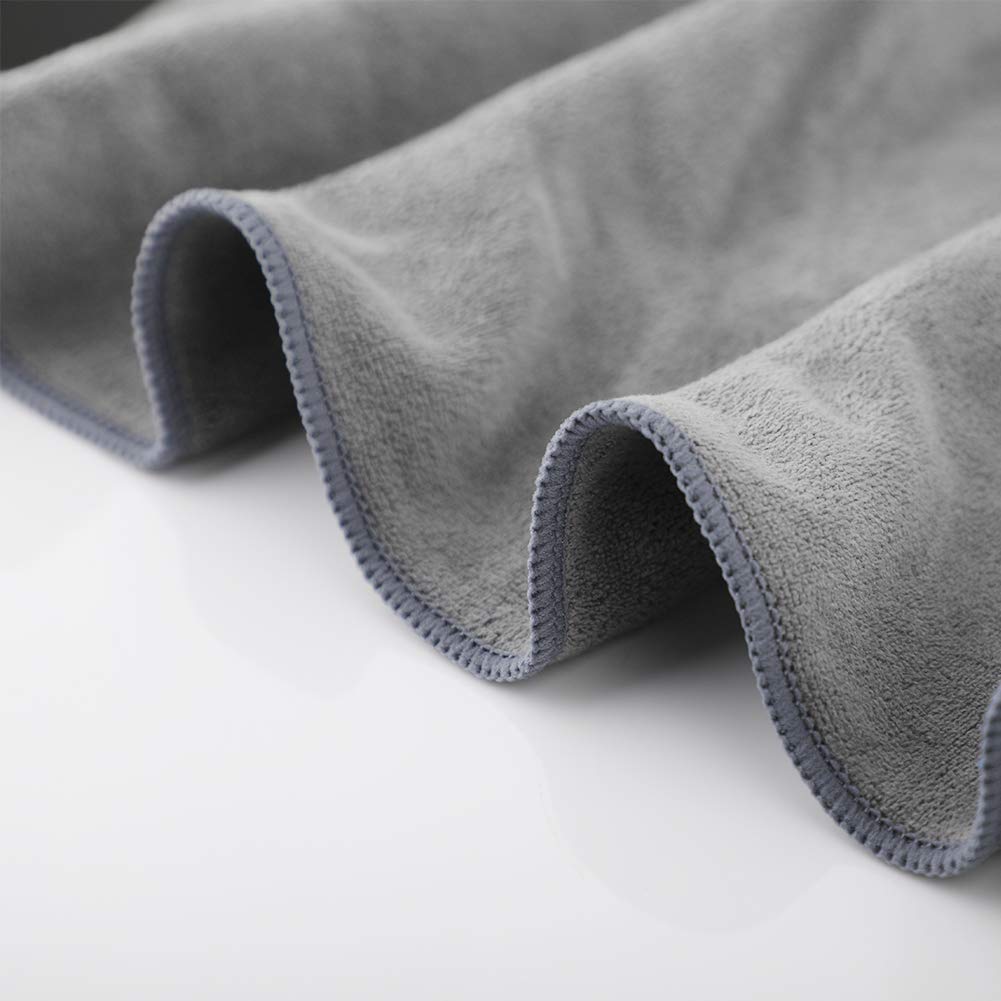 TANCANO Microfiber Towel for Curly Hair Large Anti Frizz Super Absorbent Hair Towel 23.6''x47'' Fast Hair Drying Towel Hair Wrap